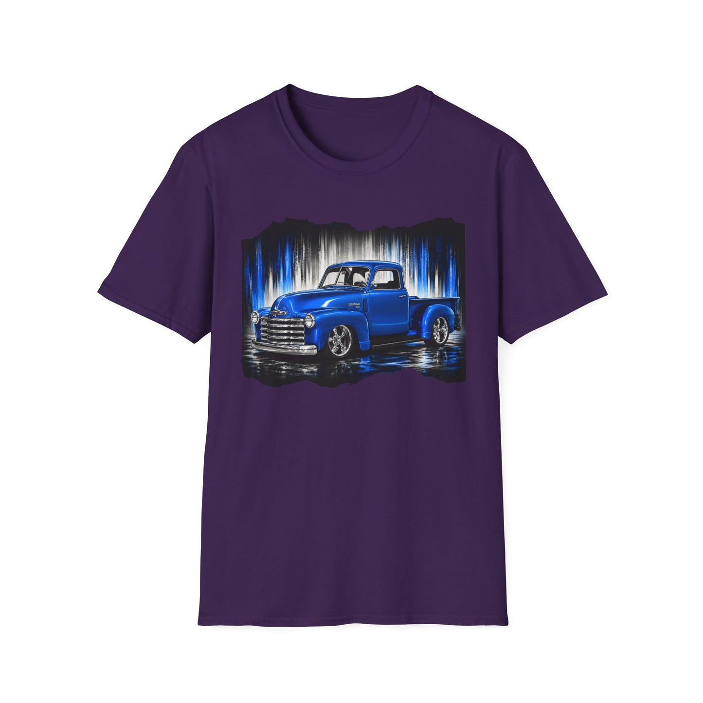 Vintage Truck Shirt, Blue Pickup Truck Tee, Classic Truck Graphic Shirt, Truck Enthusiast Gift, Retro Auto Unisex Tee