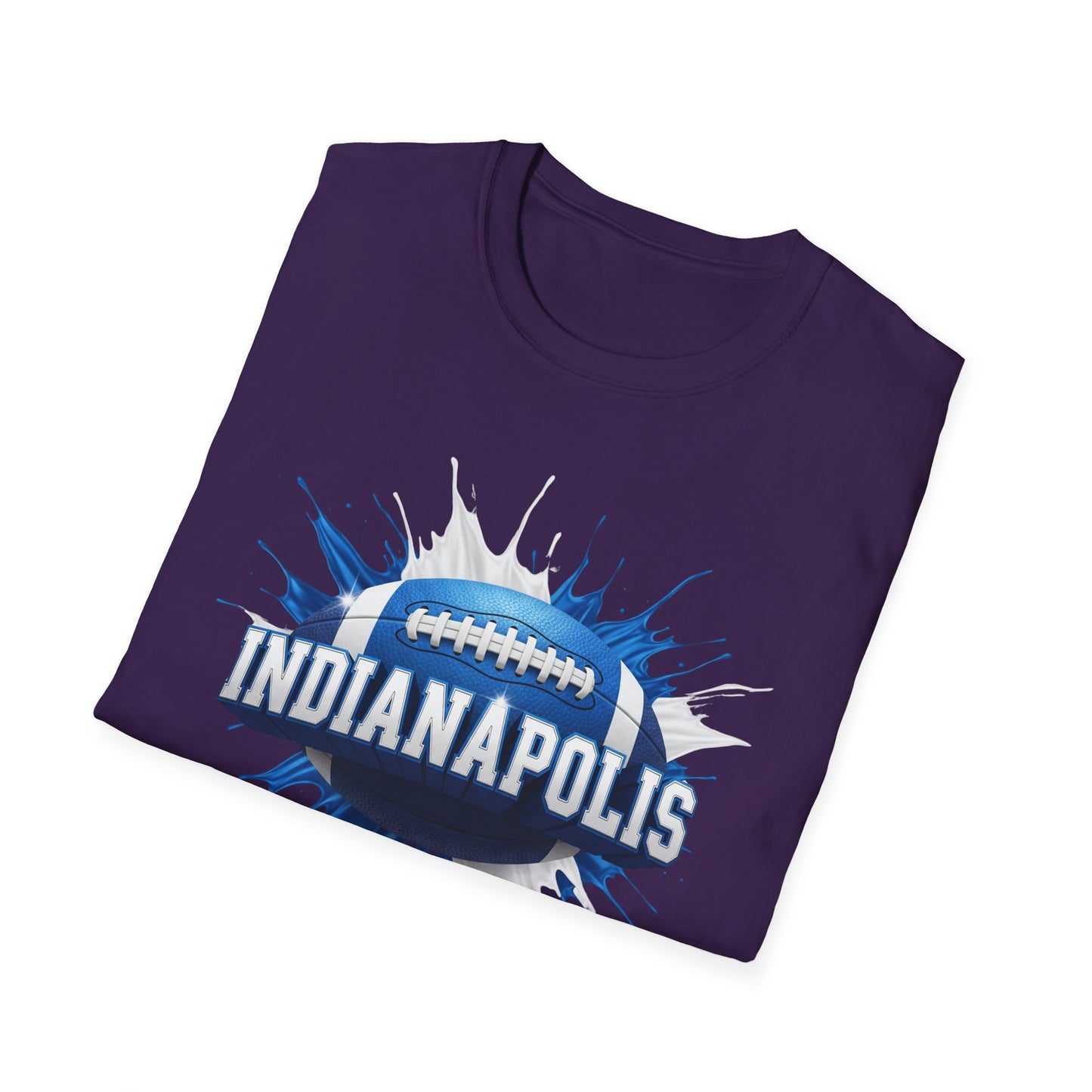 Indianapolis Football Unisex T-Shirt, Indianapolis Team Tee, Football Gift for Indianapolis Fans, Game Day Shirt, Sports Fan Apparel Tee