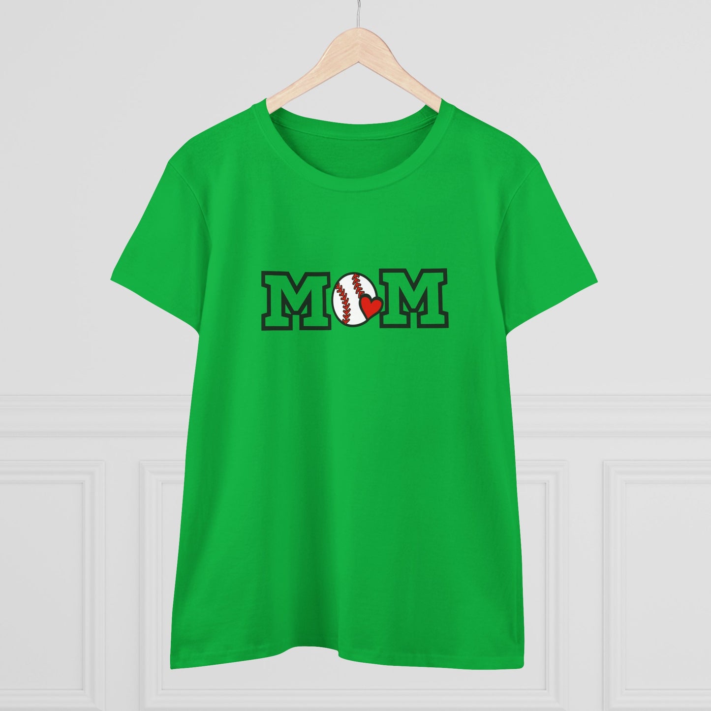 Baseball Mom Shirt, Sports Mom Gift, Cotton T-Shirt, Baseball Fan Apparel, Mother's Day Tee, Mom loves Baseball, Sports Mom
