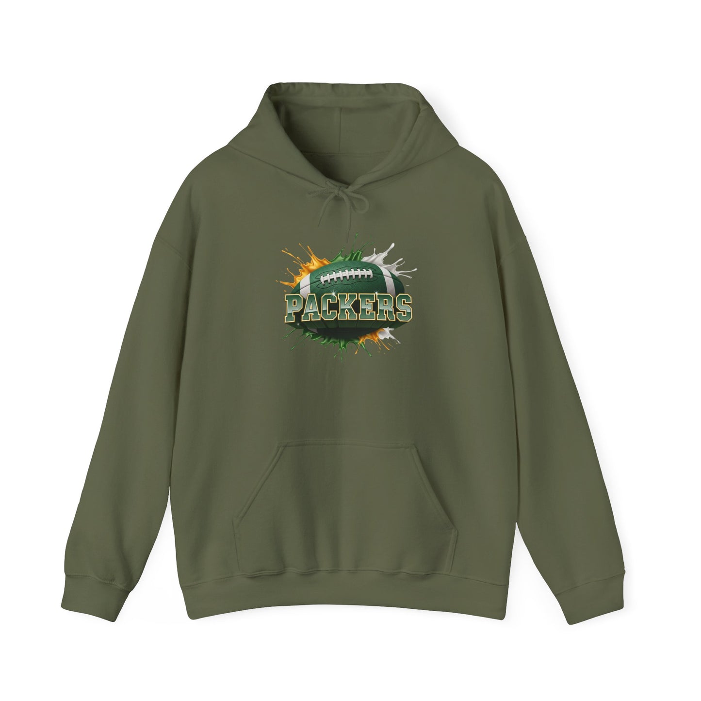 Green Bay Football Hoodie, Green Bay Team Hoodie, Football Gift for Green Bay Fans, Game Day Sports Fan Apparel, Football Fan Gift