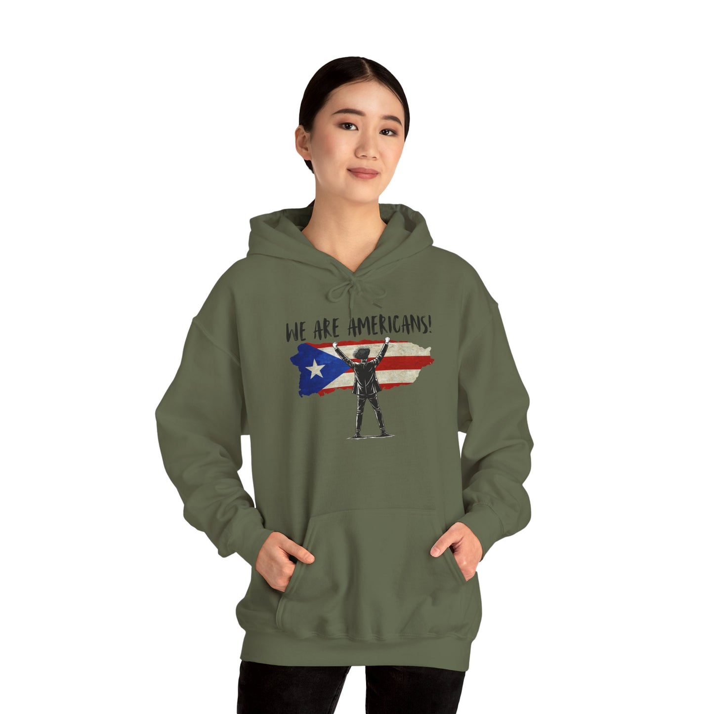 Benito We are Americans Hoodie, Benito Bowl, Football Fan Gift, Puerto Rico Boricua Heritage Culture Pride Hoodie