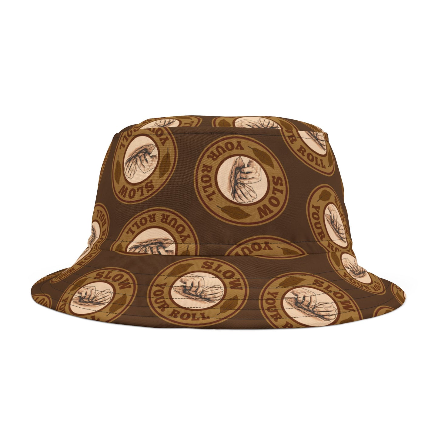 Slow Your Roll Cigar Bucket Hat, BBQ Pool Party Hat, Cigar lover Gift, Cigar Aficionado, Dad Gift, Bucket Hat, Cigar Smoker, Grandpa Gift