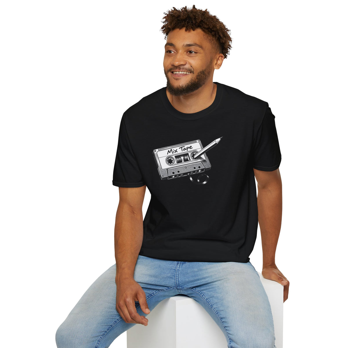 Retro Cassette Shirt, Vintage Music T-Shirt, Analog Audio Tee, Old School Music Lover Gift