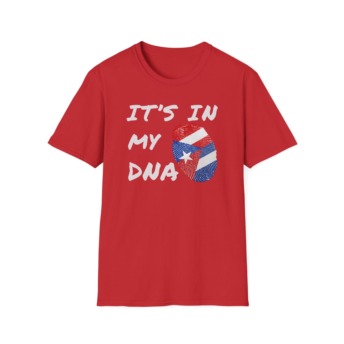 It's In My DNA Cuba-Rican Pride T-Shirt, Graphic Tee for Hispanic Heritage, Cuban - Puerto Rican Heritage, Cuba - Boriqua Pride Tee Gift