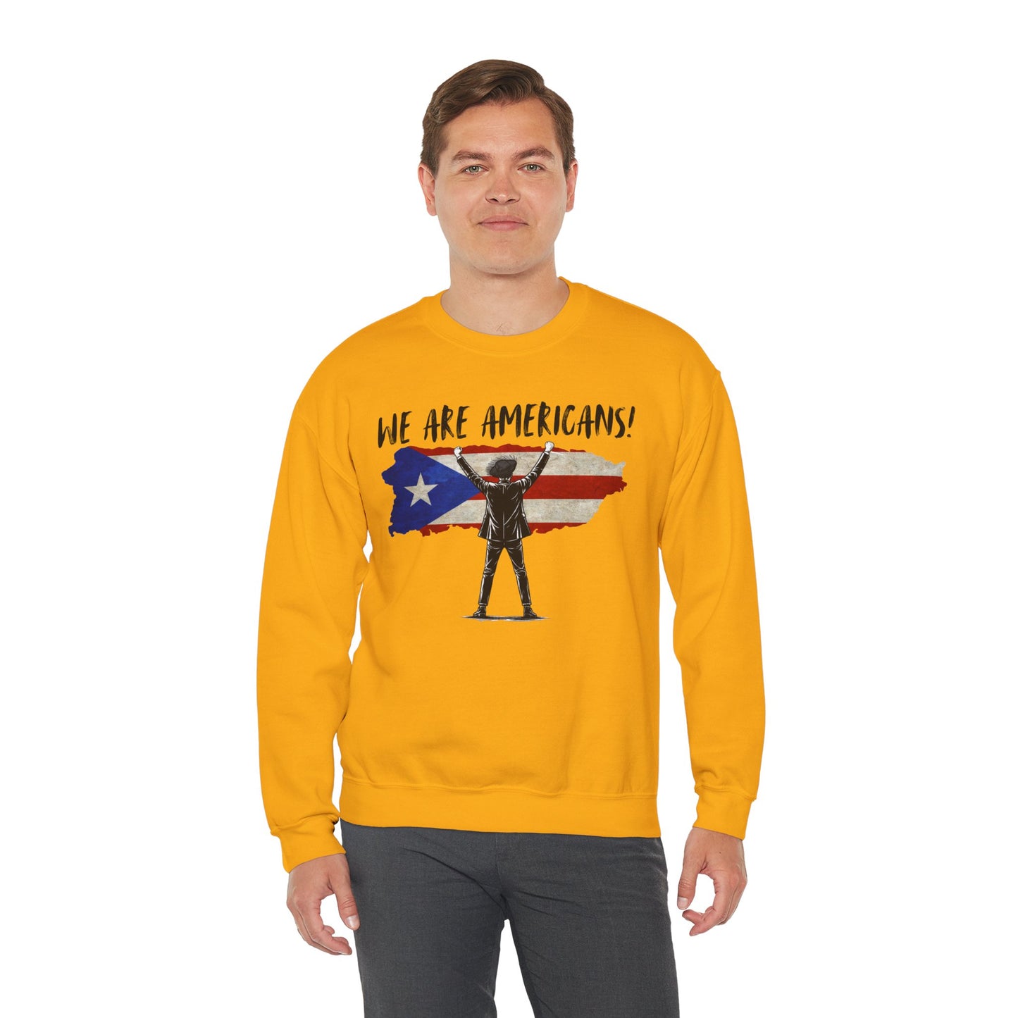 Benito We are Americans Sweatshirt, Benito Bowl, Football Fan Gift, Puerto Rico Boricua Heritage Culture Pride sweatshirt