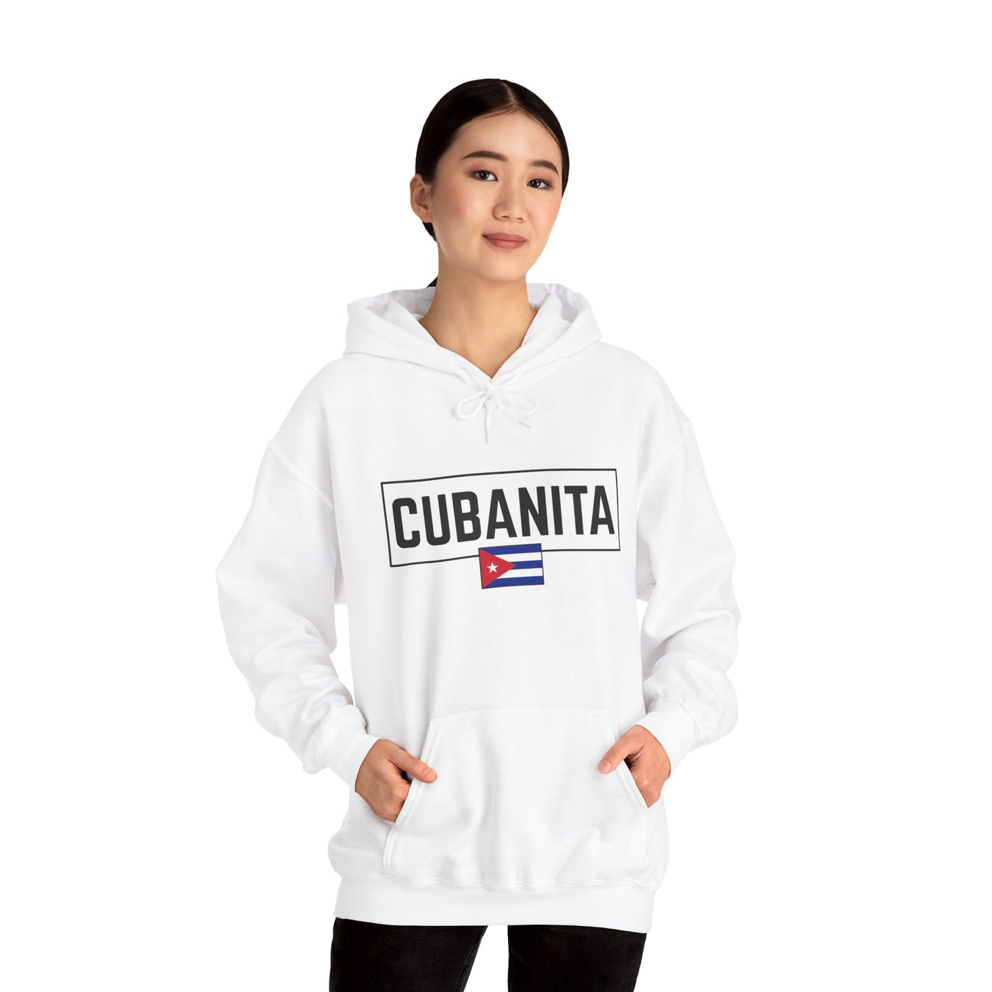 CUBANITA Hoodie – Cuban Flag Hoodie for Women, Latina Pride Hoodie, Cuba Heritage Top, Cuban Culture Graphic Hoodie