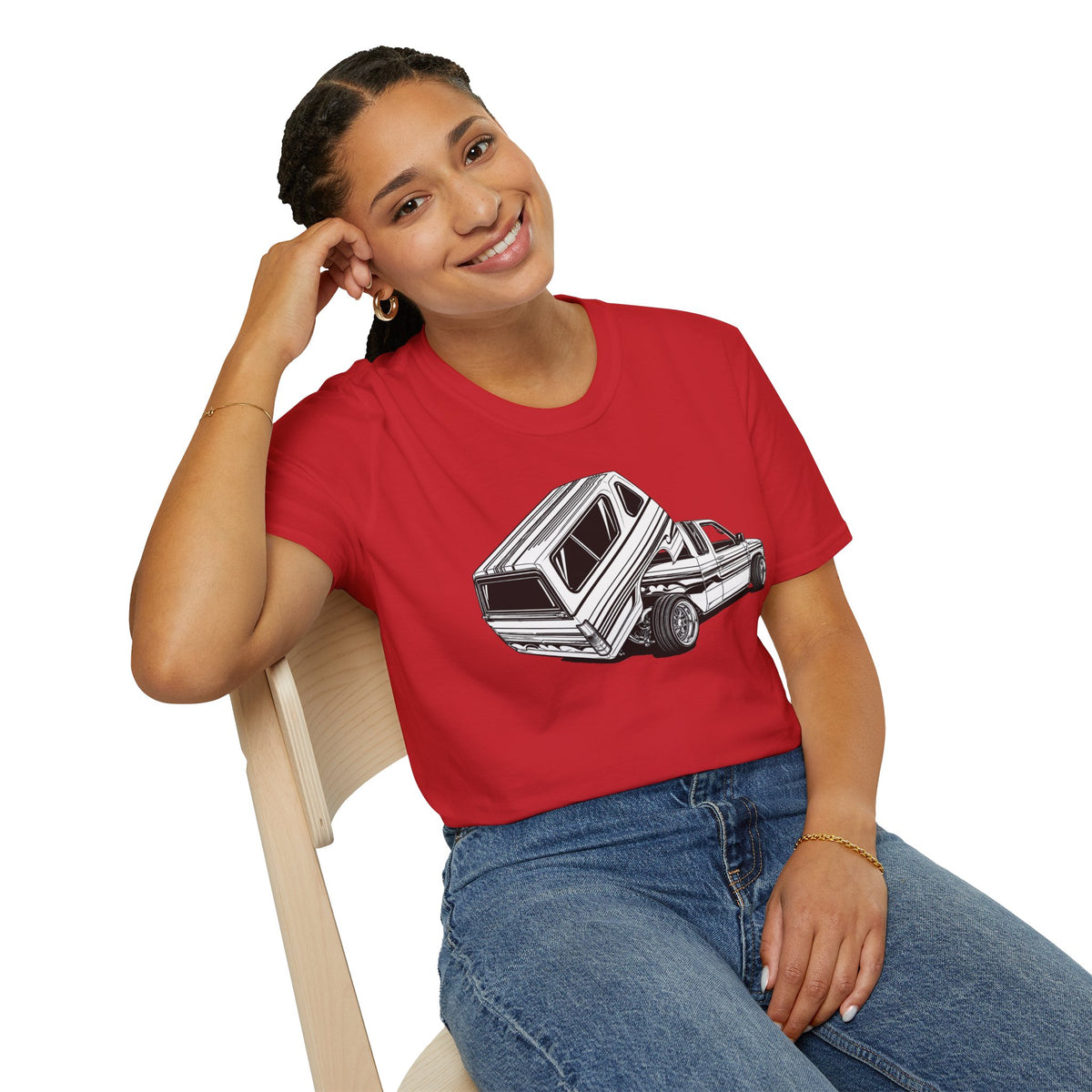 Mini Truck Lowrider Shirt, Lowrider Bed Dancer Truck T-Shirt, Custom Lowered Truck Tee, Car Enthusiast Gift