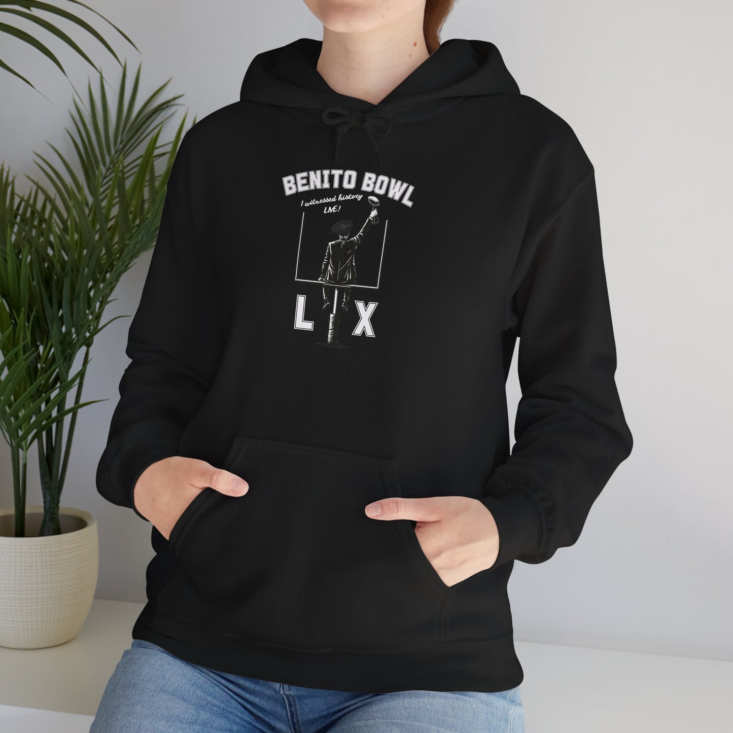 Benito Bowl LX Witnessed History Live Halftime Hoodie, Football Fan Gift, Benito Hoodie, Puerto Rico Boricua Heritage