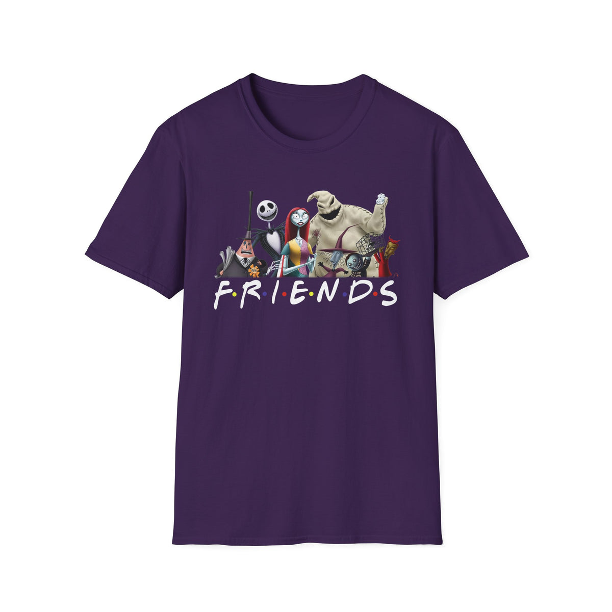 The Nightmare Before Christmas Skellington Family Friends T-Shirt, Scary Movie Tee, Halloween Shirt, Horror Movie Characters Gift