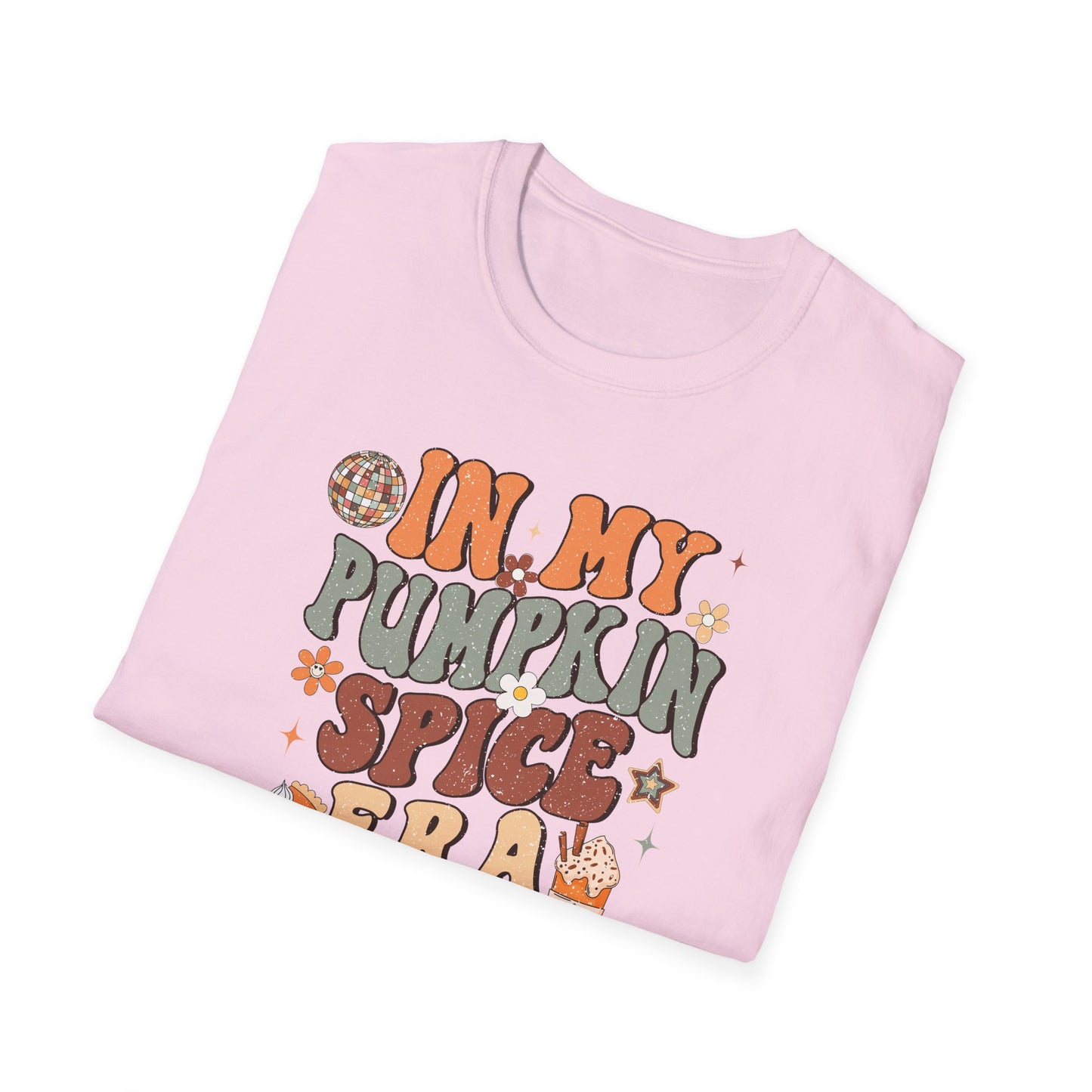 In My Pumpkin Spice Era Fall T-Shirt - Cute Women's Autumn Tee, Thanksgiving Shirt, Pumpkin Thanksgiving Tee, Cozy Fall Tee, Friendsgiving