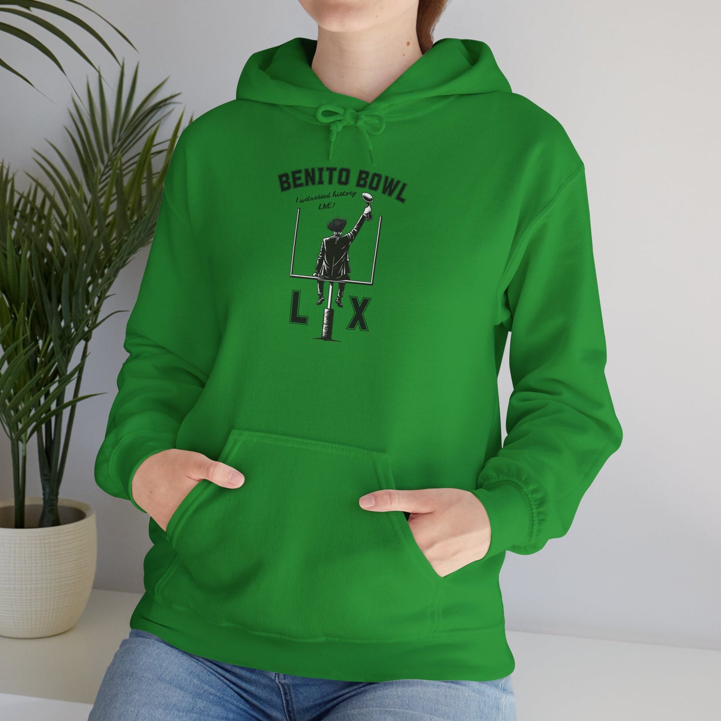 Benito Bowl LX Witnessed History Live Halftime Hoodie, Football Fan Gift, Benito Hoodie, Puerto Rico Boricua Heritage