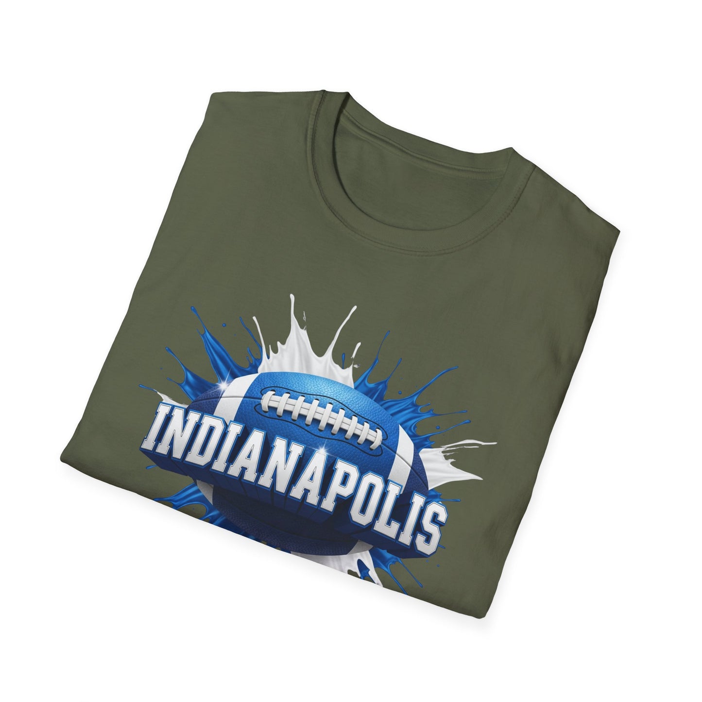Indianapolis Football Unisex T-Shirt, Indianapolis Team Tee, Football Gift for Indianapolis Fans, Game Day Shirt, Sports Fan Apparel Tee