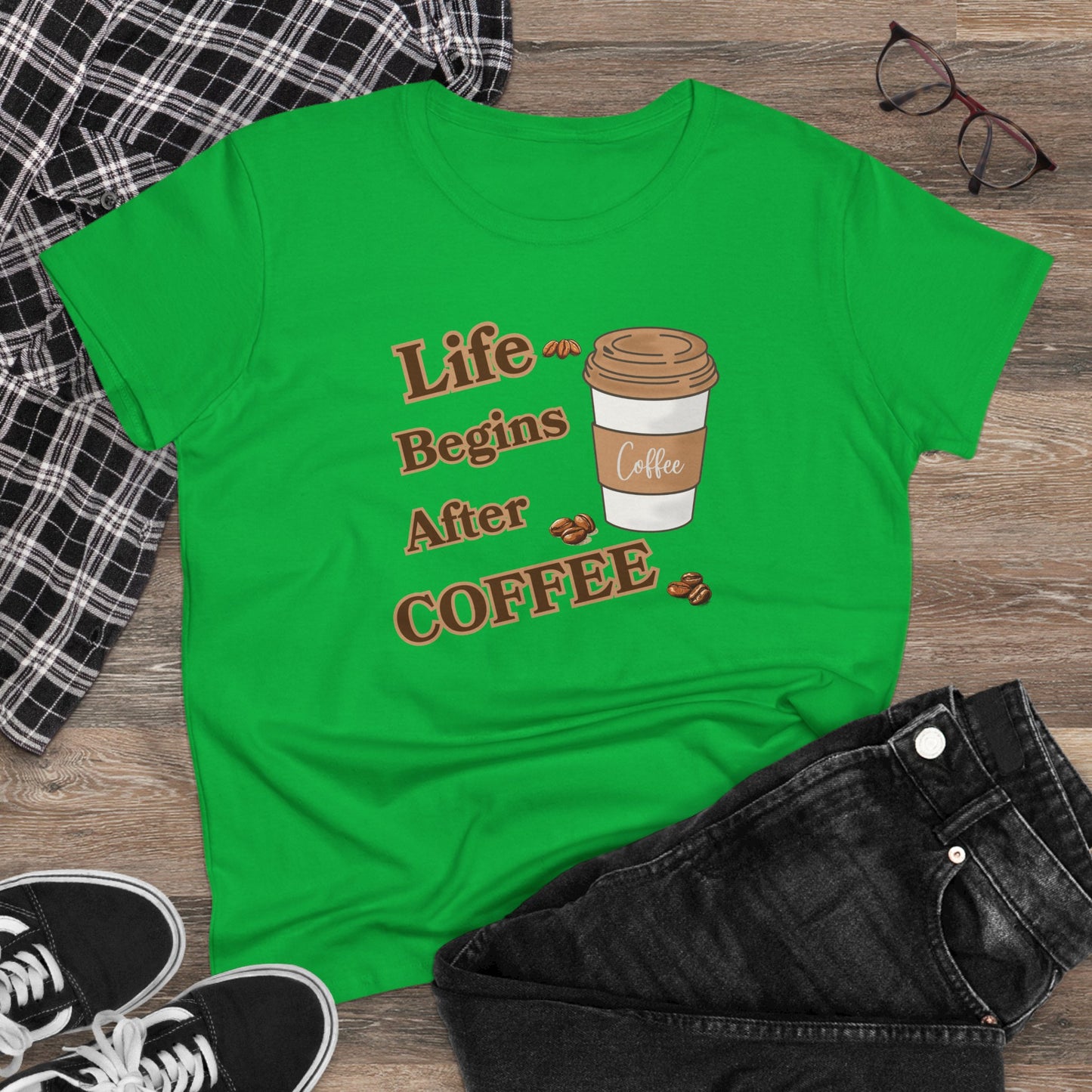 Life Begins After Coffee Shirt, Funny Coffee Shirt, Mother's Day Gift, Coffee Lover Gift, Mom Gift, Coffee Drinker Gift, Birthday Gift