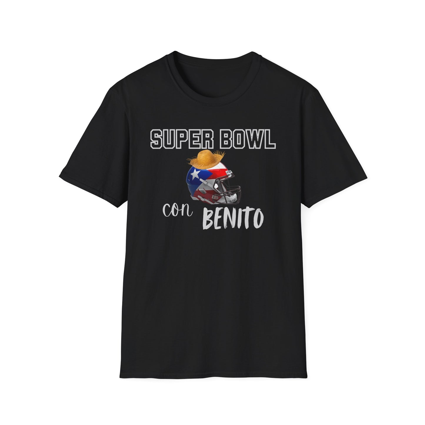 Benito Bowl Halftime Helmet Shirt 2026 T-Shirt, Benito Bowl Shirt, Football Fan Gift, Benito Tee, Puerto Rico Heritage Boriqua Pride Gift