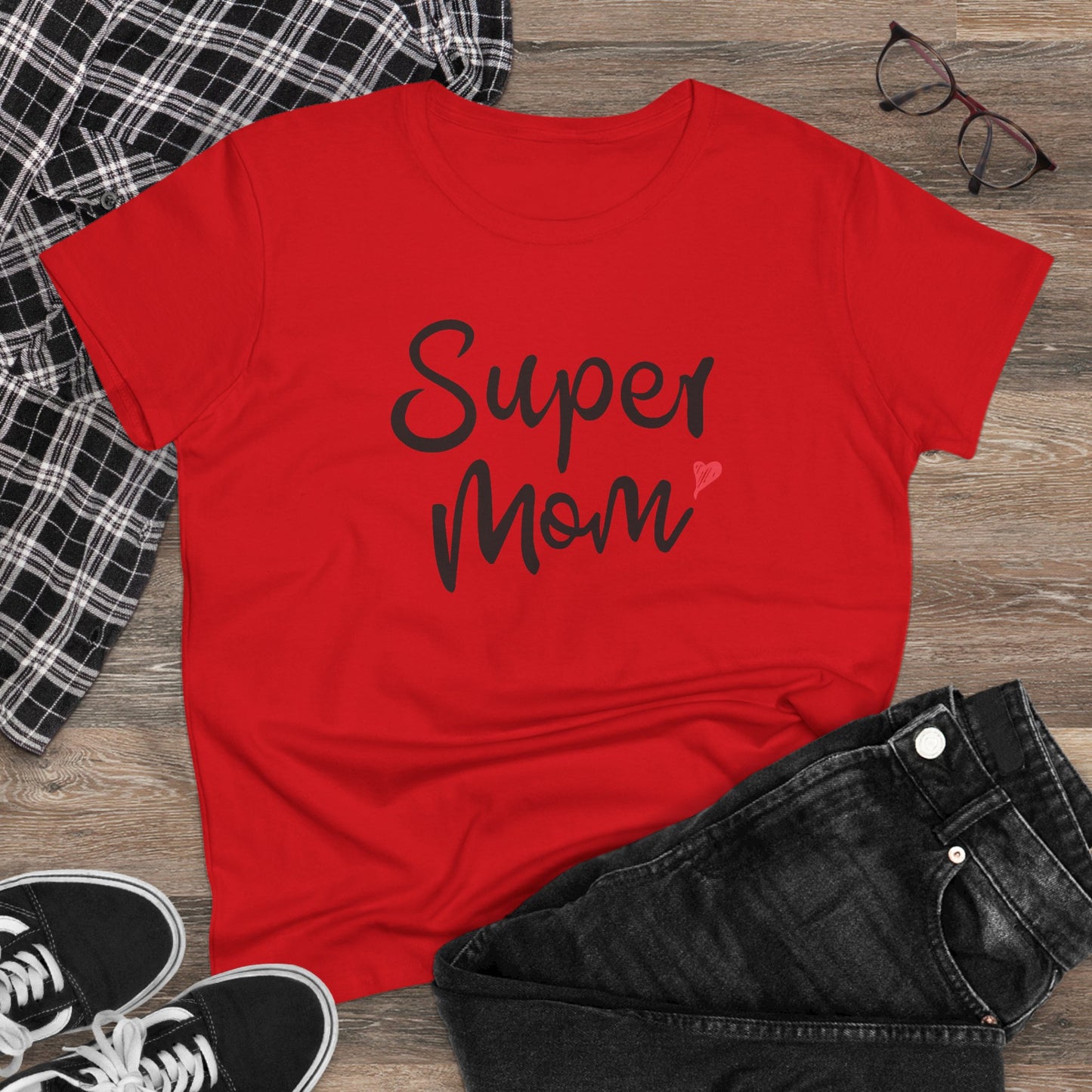 Supermom T-Shirt, Gift for Mom, Cute Summer Top, Mother's Day Gift, Family Gatherings, Casual Wear, Mom's Birthday, Supermom