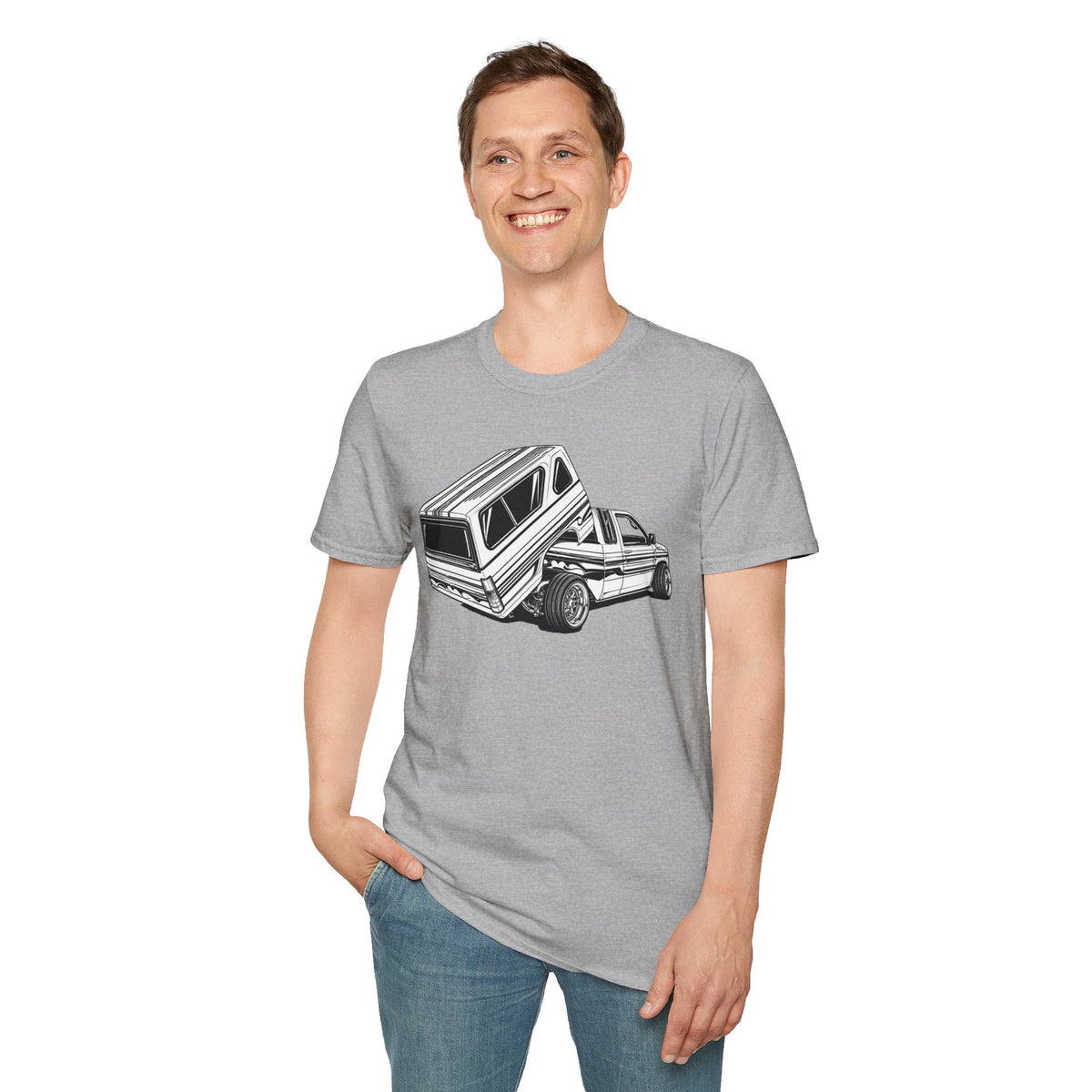 Mini Truck Lowrider Shirt, Lowrider Bed Dancer Truck T-Shirt, Custom Lowered Truck Tee, Car Enthusiast Gift
