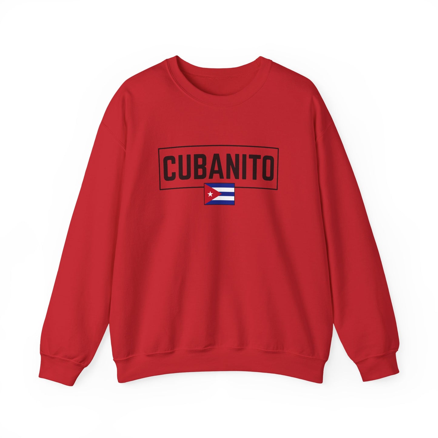 CUBANITO Sweatshirt – Cuban Flag Sweatshirt for Men, Latino Pride Sweatshirt, Cuba Heritage Top, Cuban Culture Graphic Sweatshirt