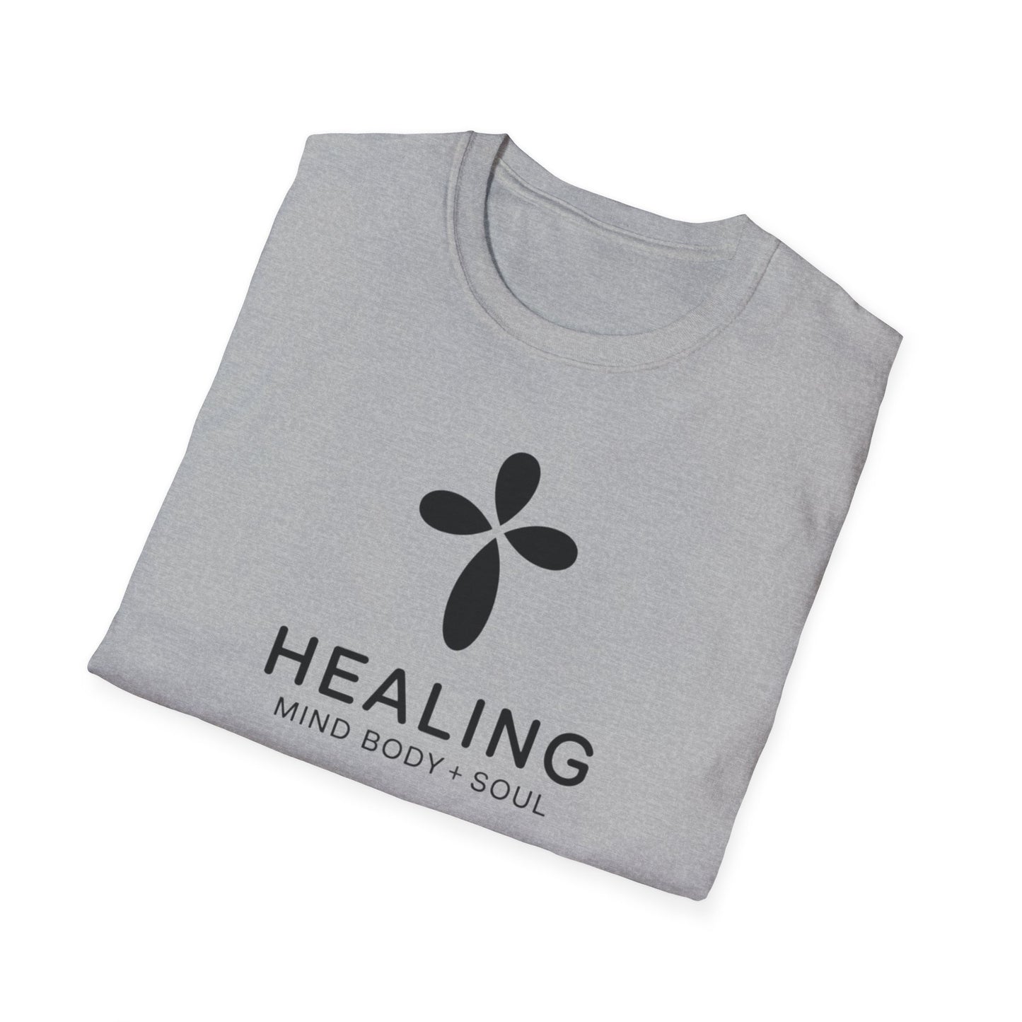 Healing Mind Body Soul T-Shirt – Minimalist Spiritual Wellness Tee, Inspirational Healing Shirt