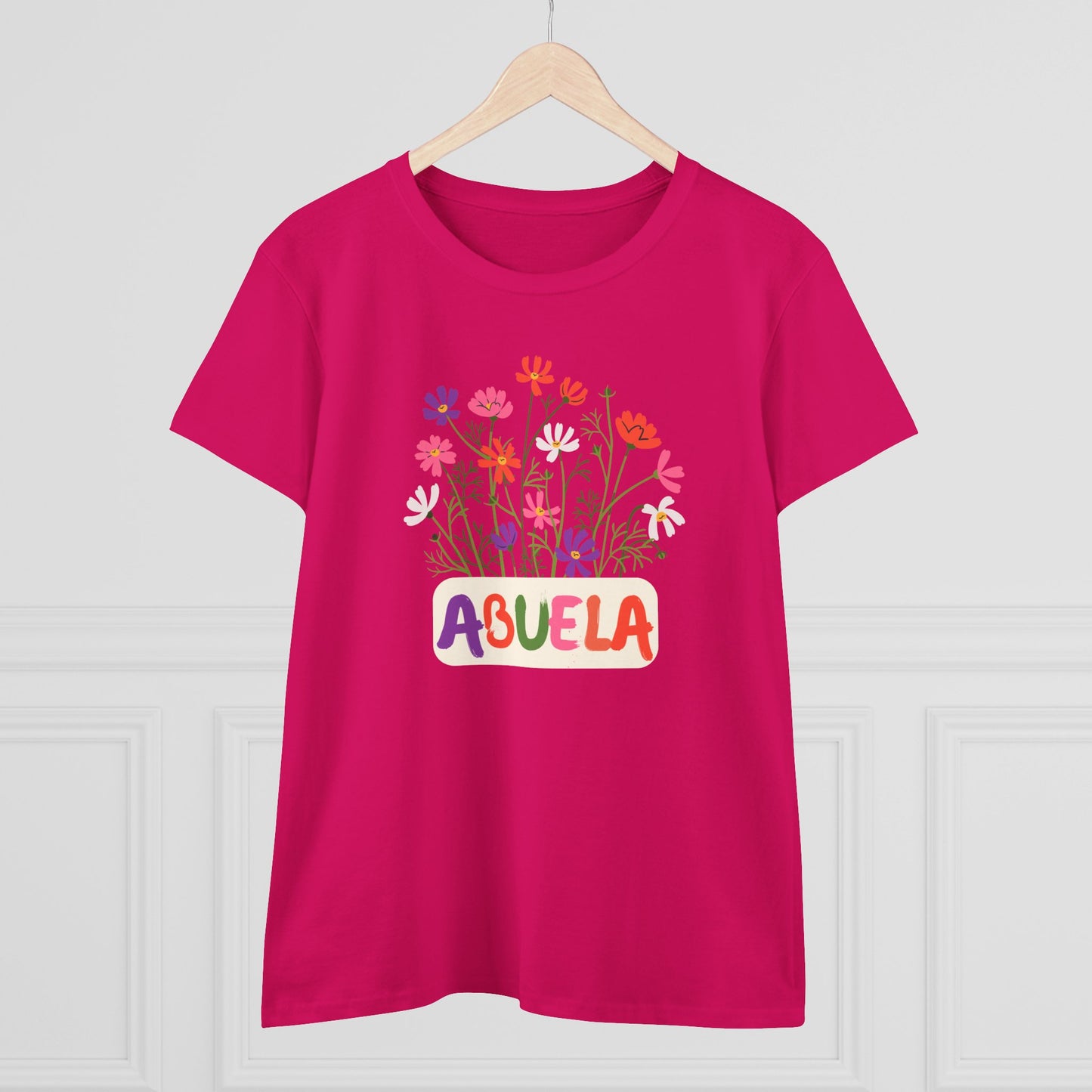 Abuela con Flores Shirt, Gift for Grandma, Gift for Abuela, Mothers Day Gift, Dia de las madres regalo, Abuela Gifts, Gift for Mom