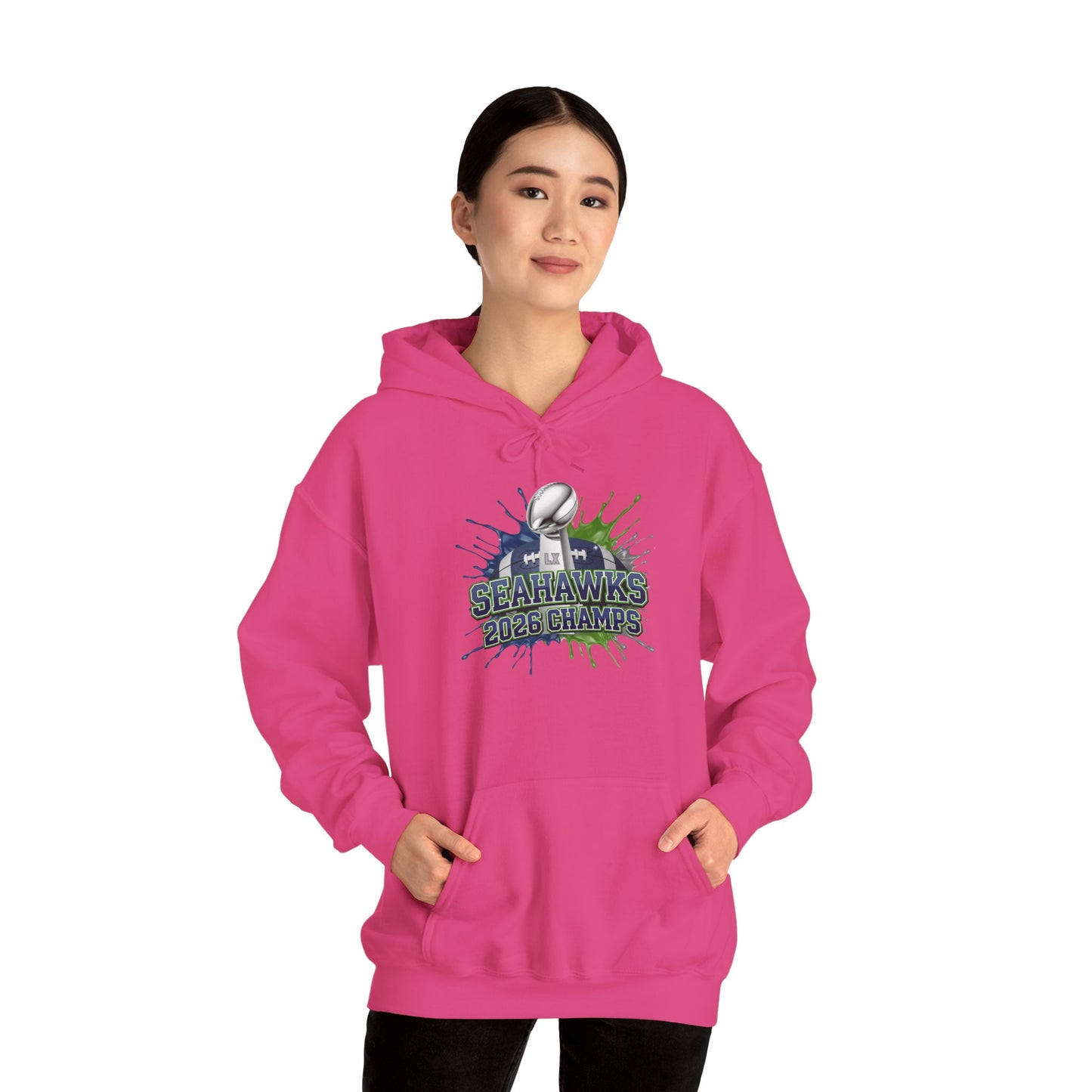 Seahawks 2026 Champions Hoodie – Seahawks Football 12s Fan Hoodie, 2026 football Champs, Football Gift