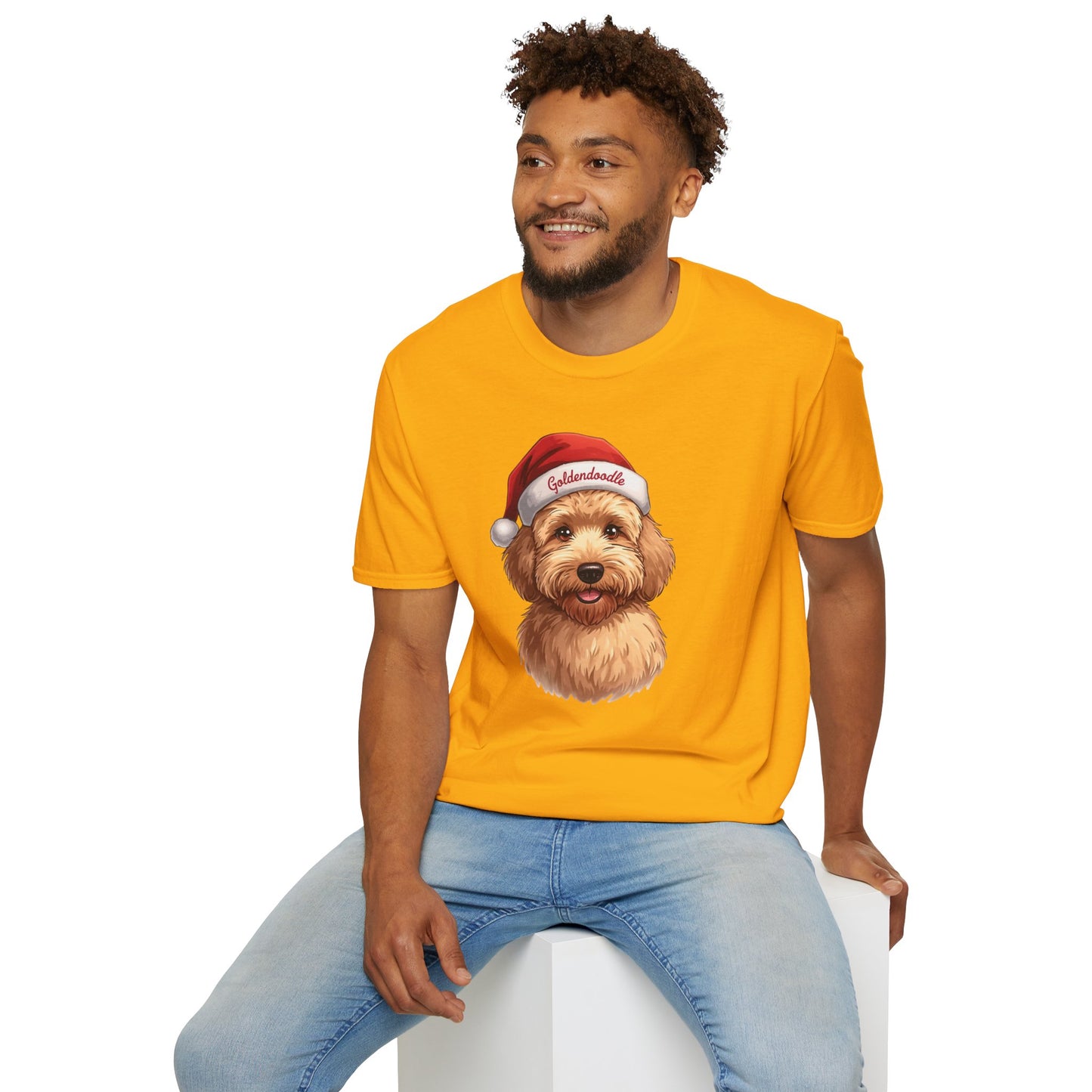 Goldendoodle Dog Portrait Shirt – Goldendoodle Dog Lover Gift, Cute Dog Mom Tee, Dog Dad Shirt, Pet Breed Apparel