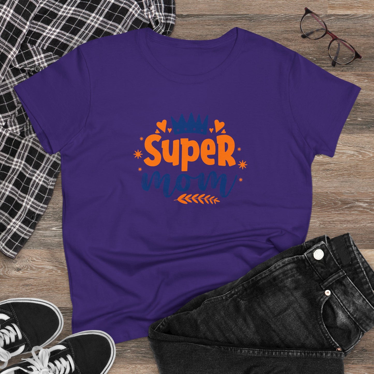 Supermom T-Shirt, Gift for Mom, Cute Summer Top, Mother's Day Gift, Family Gatherings, Casual Wear, Mom's Birthday, Supermom