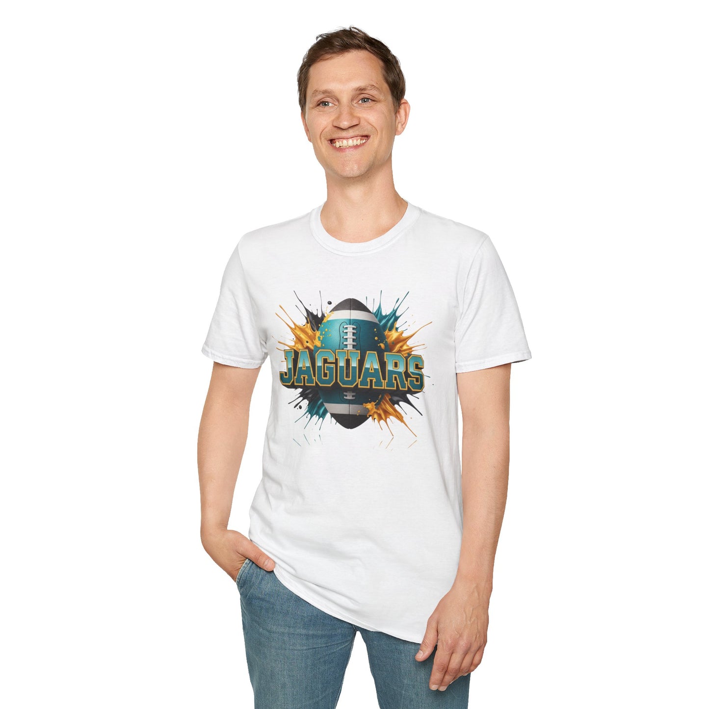 Jacksonville Football Unisex T-Shirt, Jacksonville Team Tee, Football Gift for Jacksonville Fans, Game Day Shirt Sports Fan Football Apparel