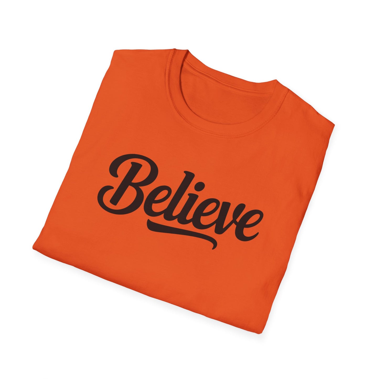 Believe T-Shirt – Inspirational Faith Shirt, Christian Motivational Tee, Positive Encouragement Apparel