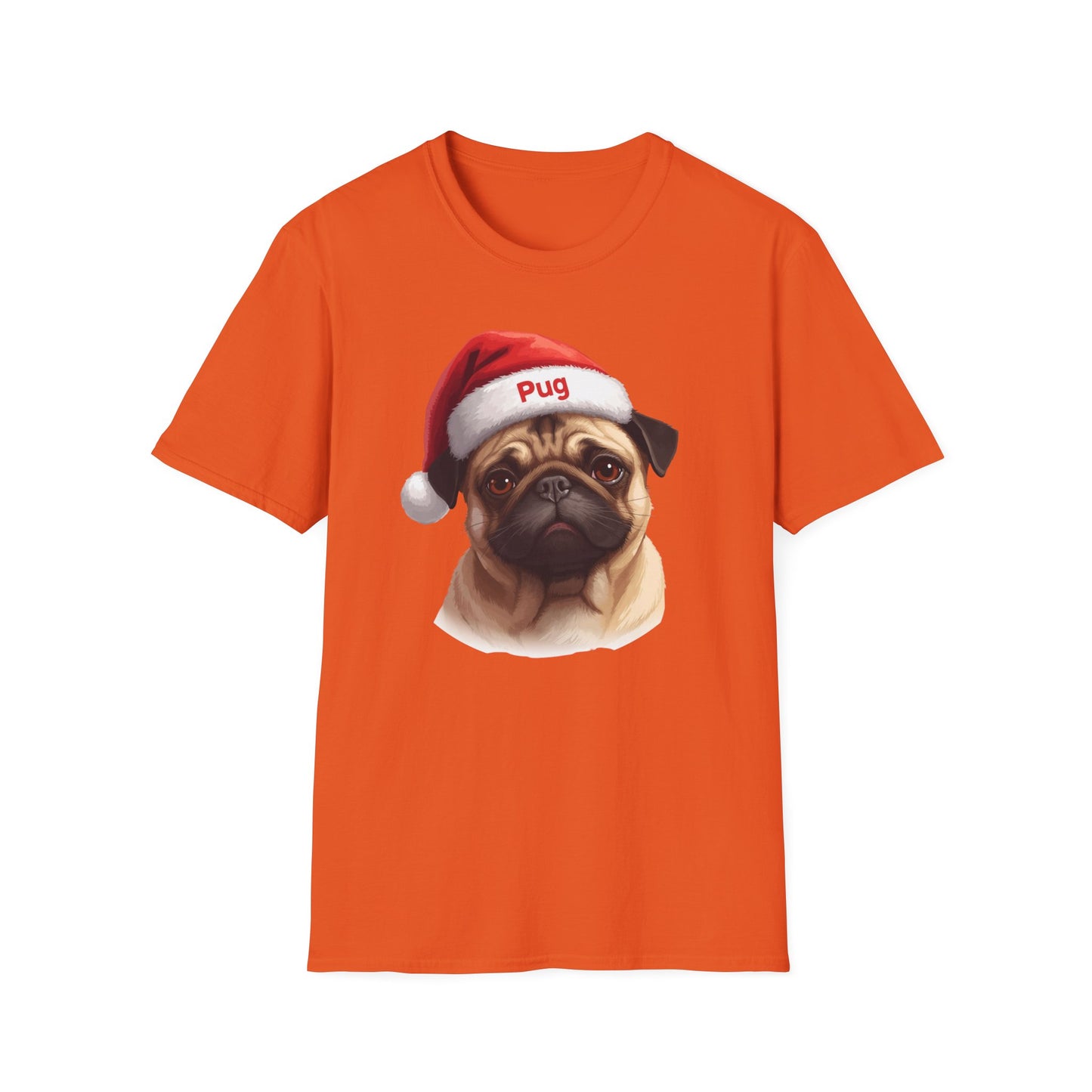 Pug Dog Portrait Shirt – Pug Dog Lover Gift, Cute Dog Mom Tee, Dog Dad Shirt, Pet Breed Apparel