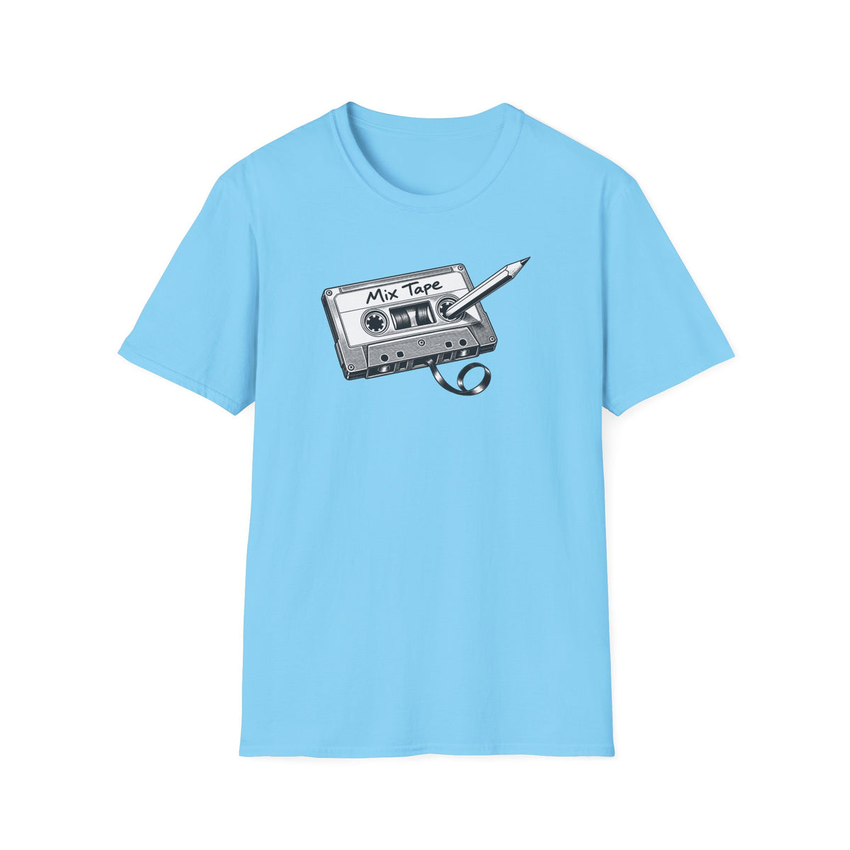 Retro Cassette Shirt, Vintage Music T-Shirt, Analog Audio Tee, Old School Music Lover Gift