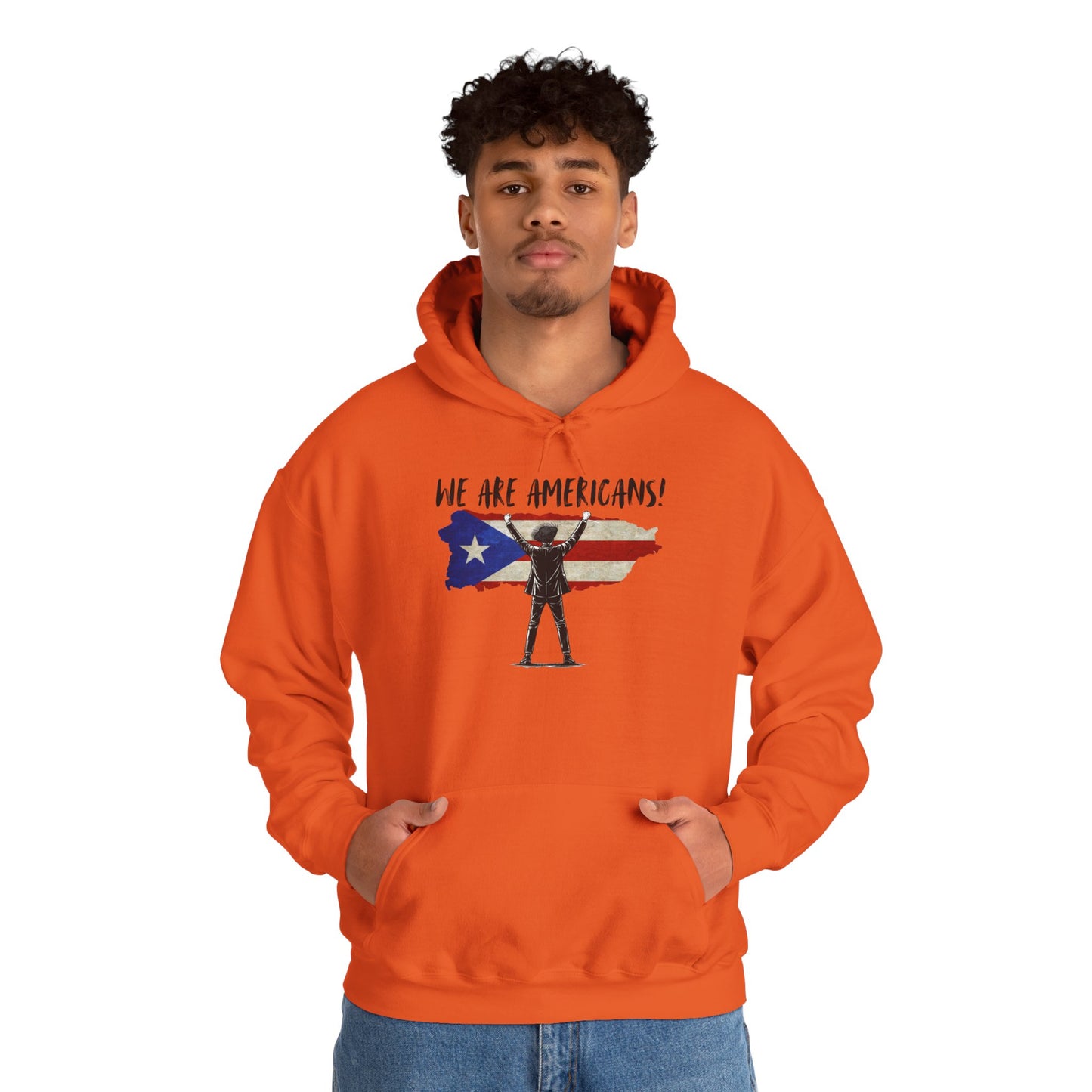 Benito We are Americans Hoodie, Benito Bowl, Football Fan Gift, Puerto Rico Boricua Heritage Culture Pride Hoodie