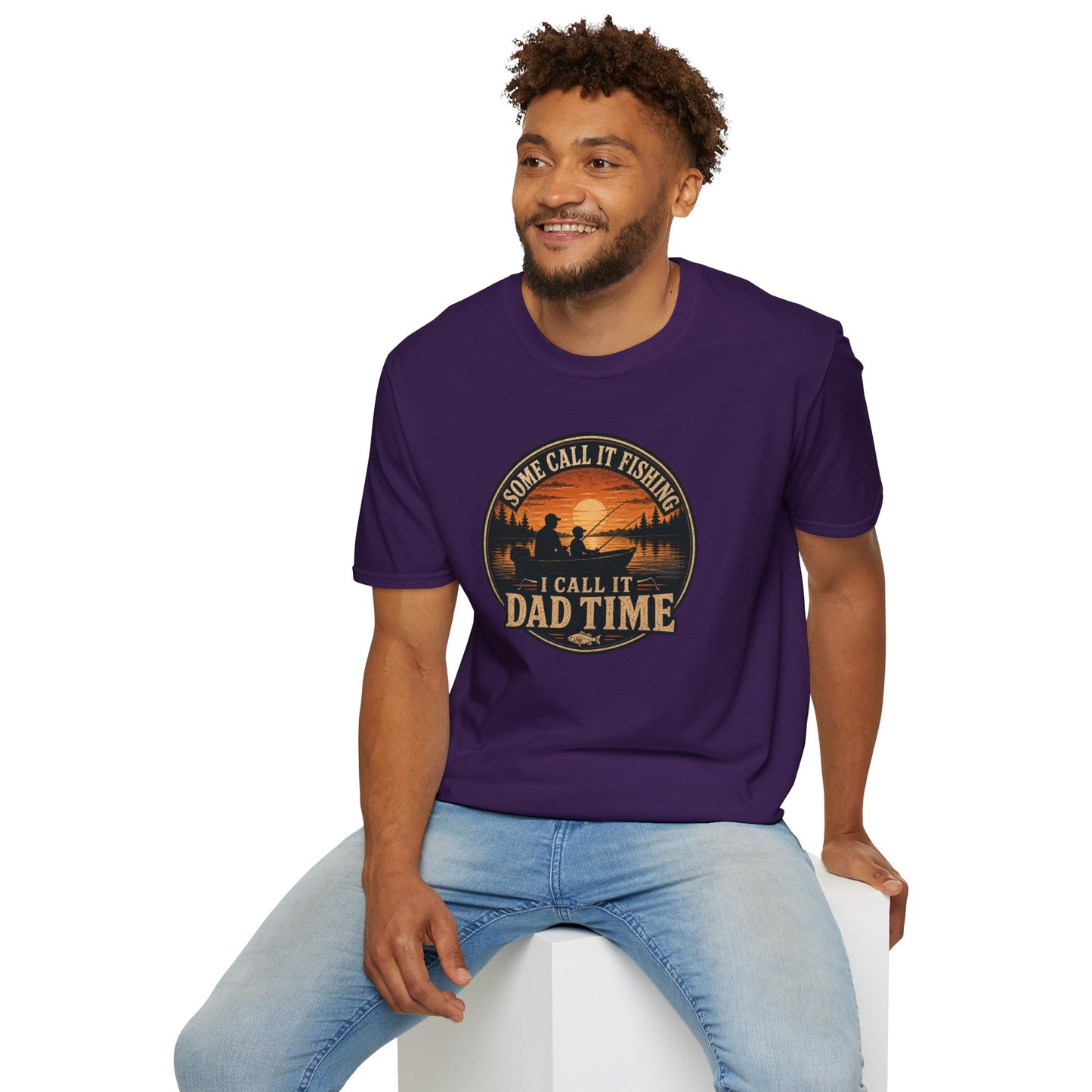 Fishing Dad Shirt, Some Call It Fishing I Call It Dad Time Tee, Fathers Day Fishing T-Shirt, Fisherman Gift for Dad