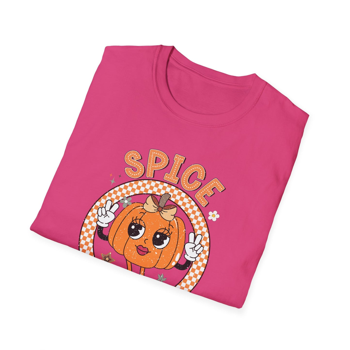Spice Girl Pumpkin Fall T-Shirt - Cute Women's Autumn Tee, Thanksgiving Shirt, Lady Pumpkin Spice Girl Tee, Cozy Fall Tee for Her