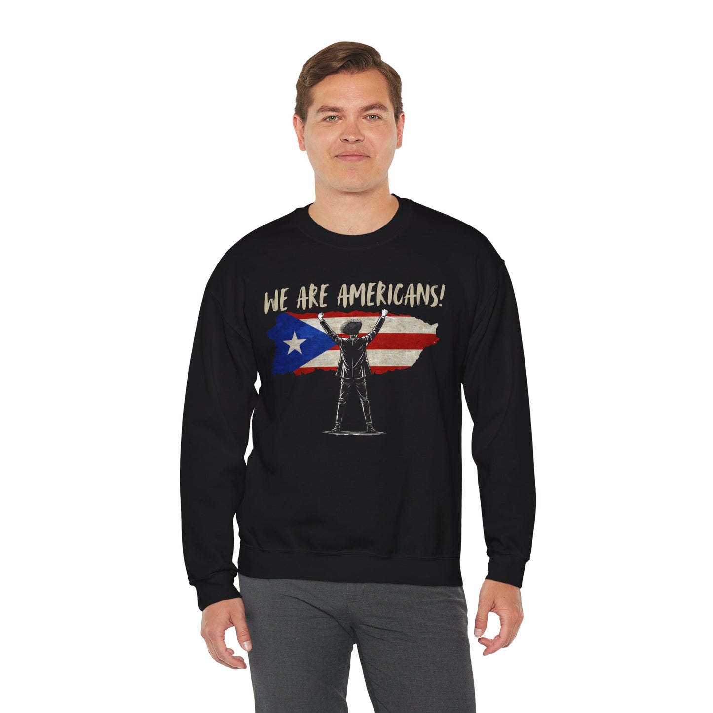 Benito We are Americans Sweatshirt, Benito Bowl, Football Fan Gift, Puerto Rico Boricua Heritage Culture Pride sweatshirt