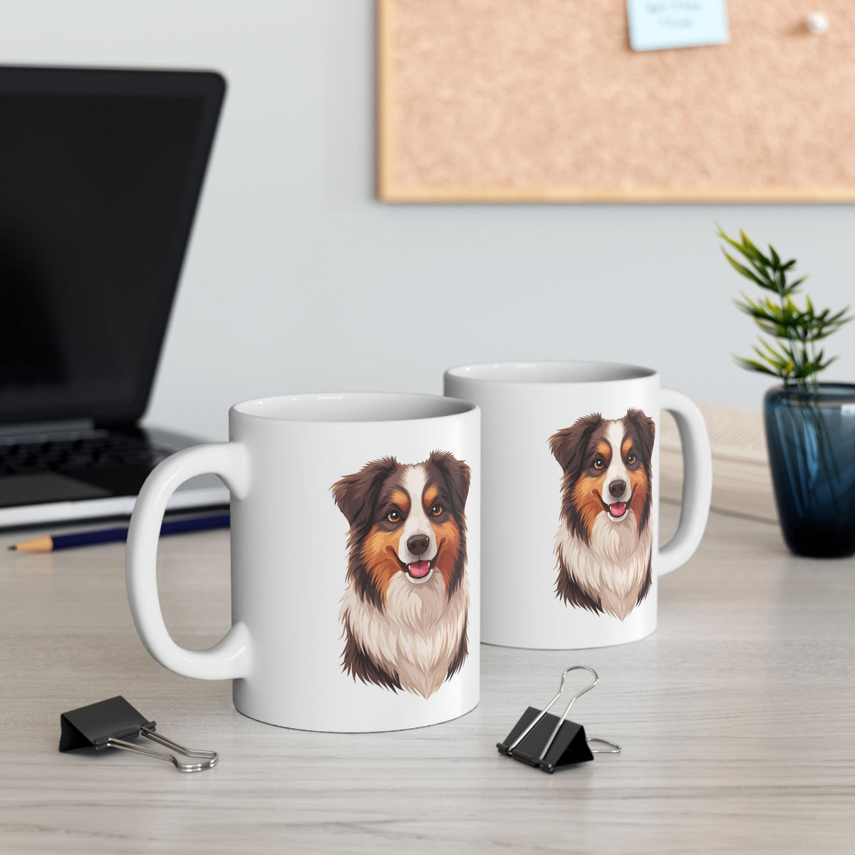 Australian Shepherd Coffee Mug, Aussie Dog Mug, Dog Lover Mug, Pet Parent Gift, Aussie Mom Dad Cup 11oz or 15oz, Dog Lover Gift