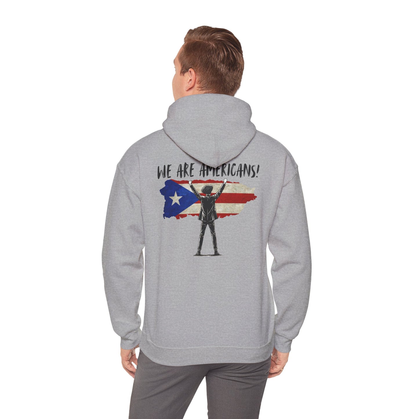 Benito Hoodie We are Americans , Benito Bowl, Football Fan Gift, Puerto Rico Boricua Heritage Culture Pride Hoodie