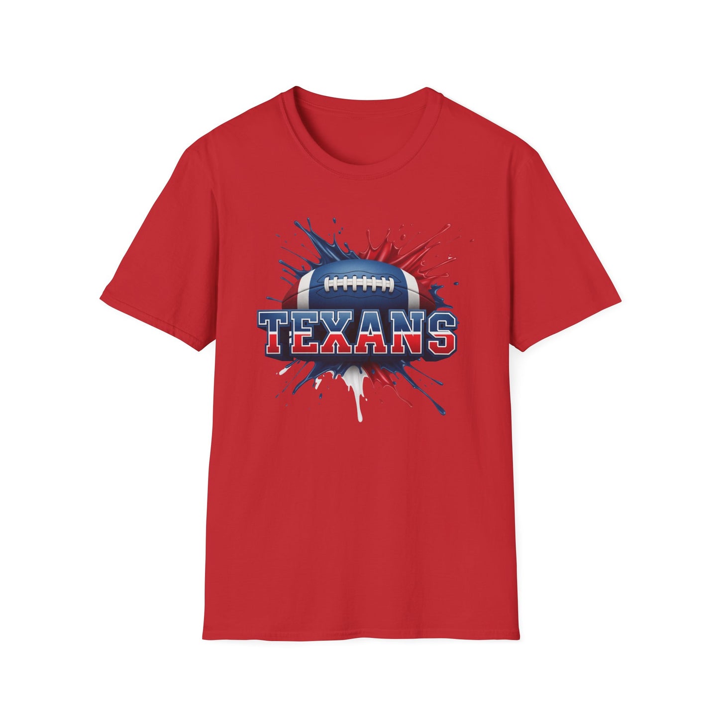 Houston Football Unisex T-Shirt, Houston Team Tee, Football Gift for Houston Fans, Game Day Shirt, Sports Fan Apparel, Football Tee