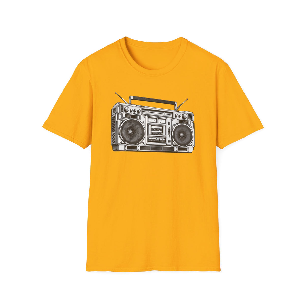 Boombox T-Shirt, Retro Music Shirt, Vintage Cassette Radio Tee, 80s 90s Nostalgia, Music Lover Gift