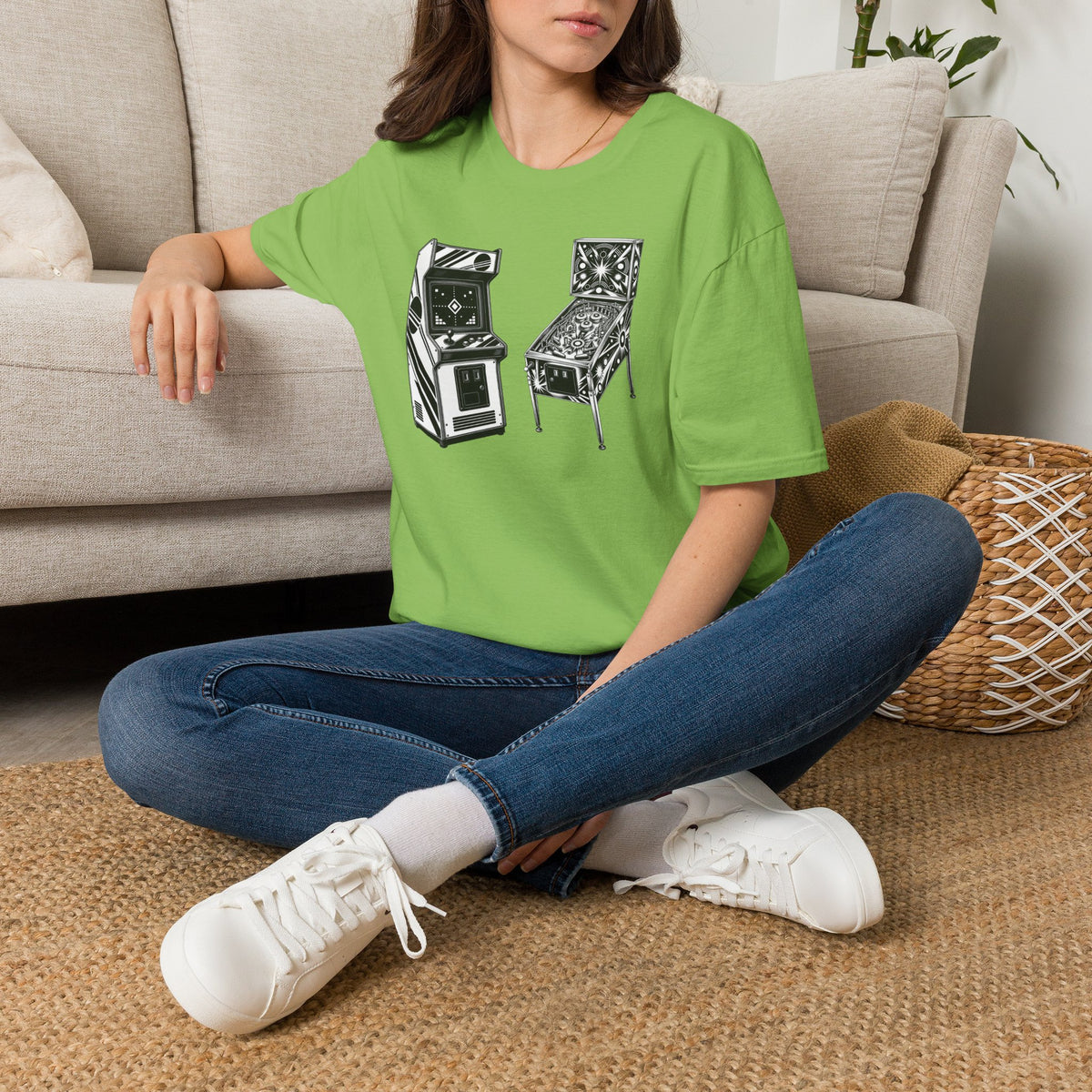 Arcade Game Shirt, Retro Pinball T-Shirt, Vintage Gaming Tee, Game Room Gift, Old School Gamer Shirt