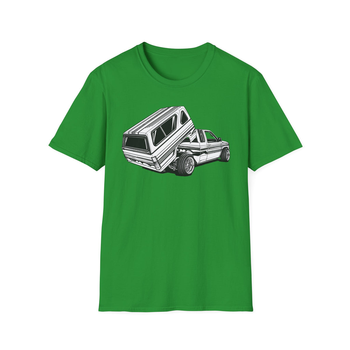 Mini Truck Lowrider Shirt, Lowrider Bed Dancer Truck T-Shirt, Custom Lowered Truck Tee, Car Enthusiast Gift