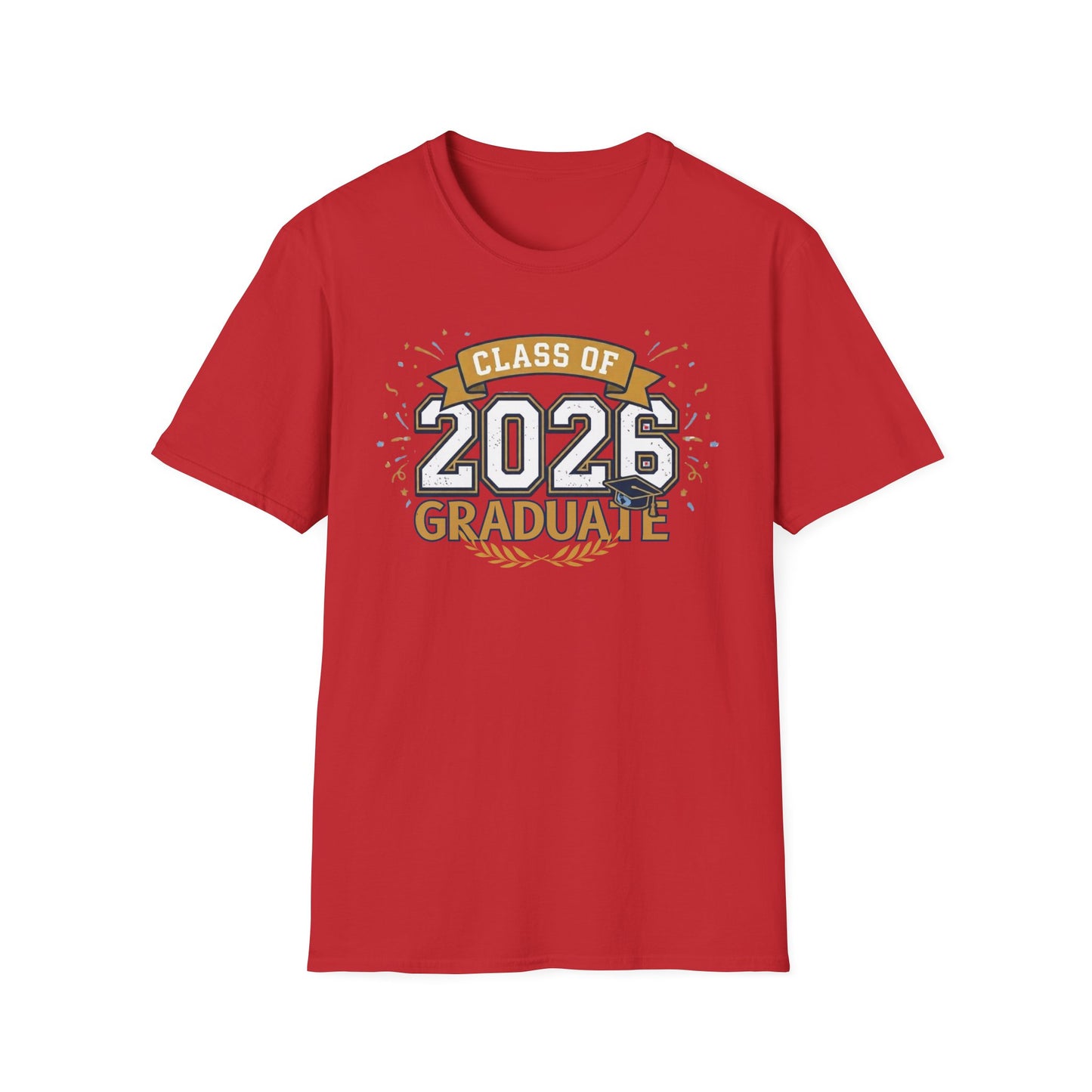 Class of 2026 Graduate T-Shirt – Graduation Gift Tee, Senior 2026 Shirt, High School or College Grad Celebration Apparel