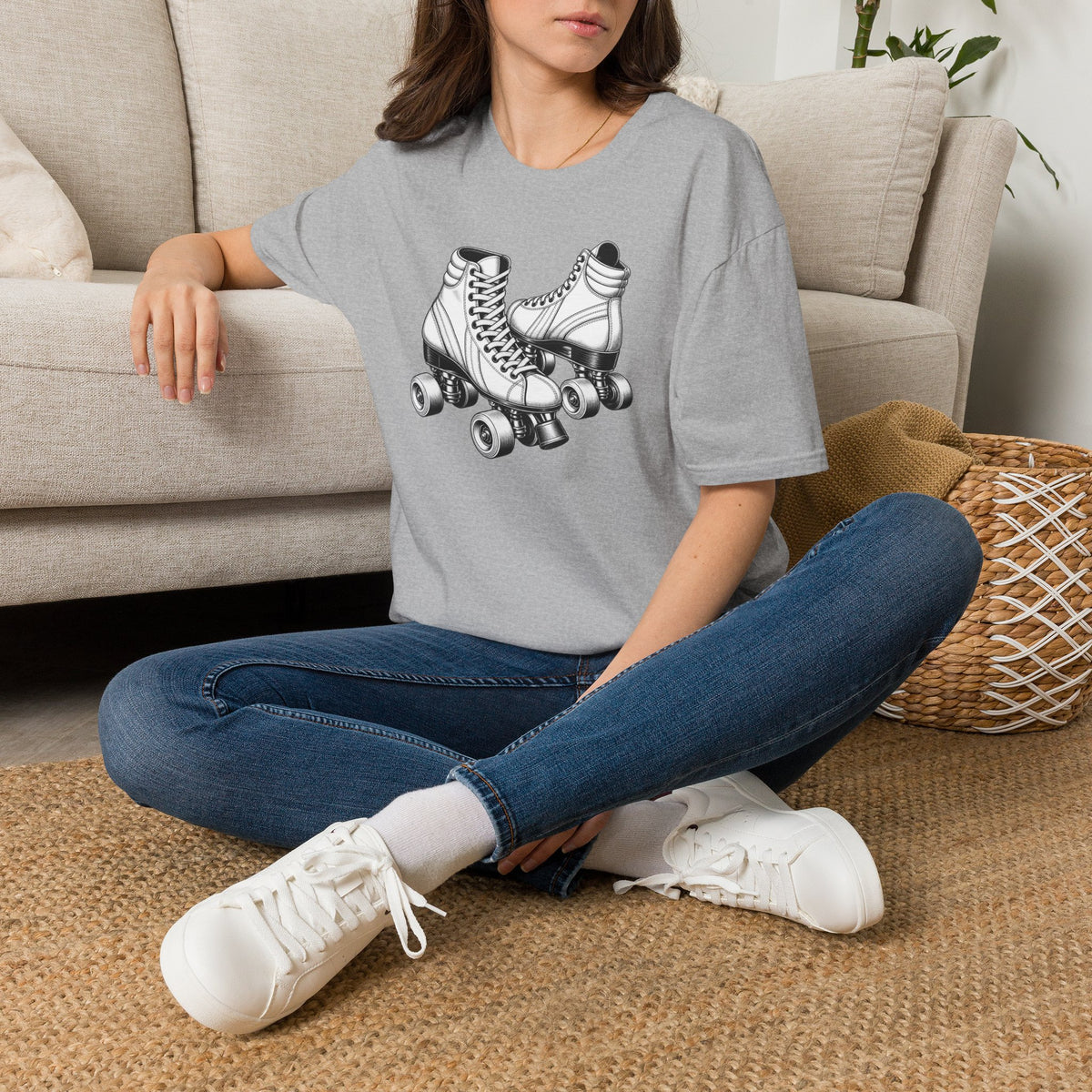 Retro Roller Skates Shirt, Quad Skate T-Shirt, Vintage Roller Rink Tee, Roller Skater Gift