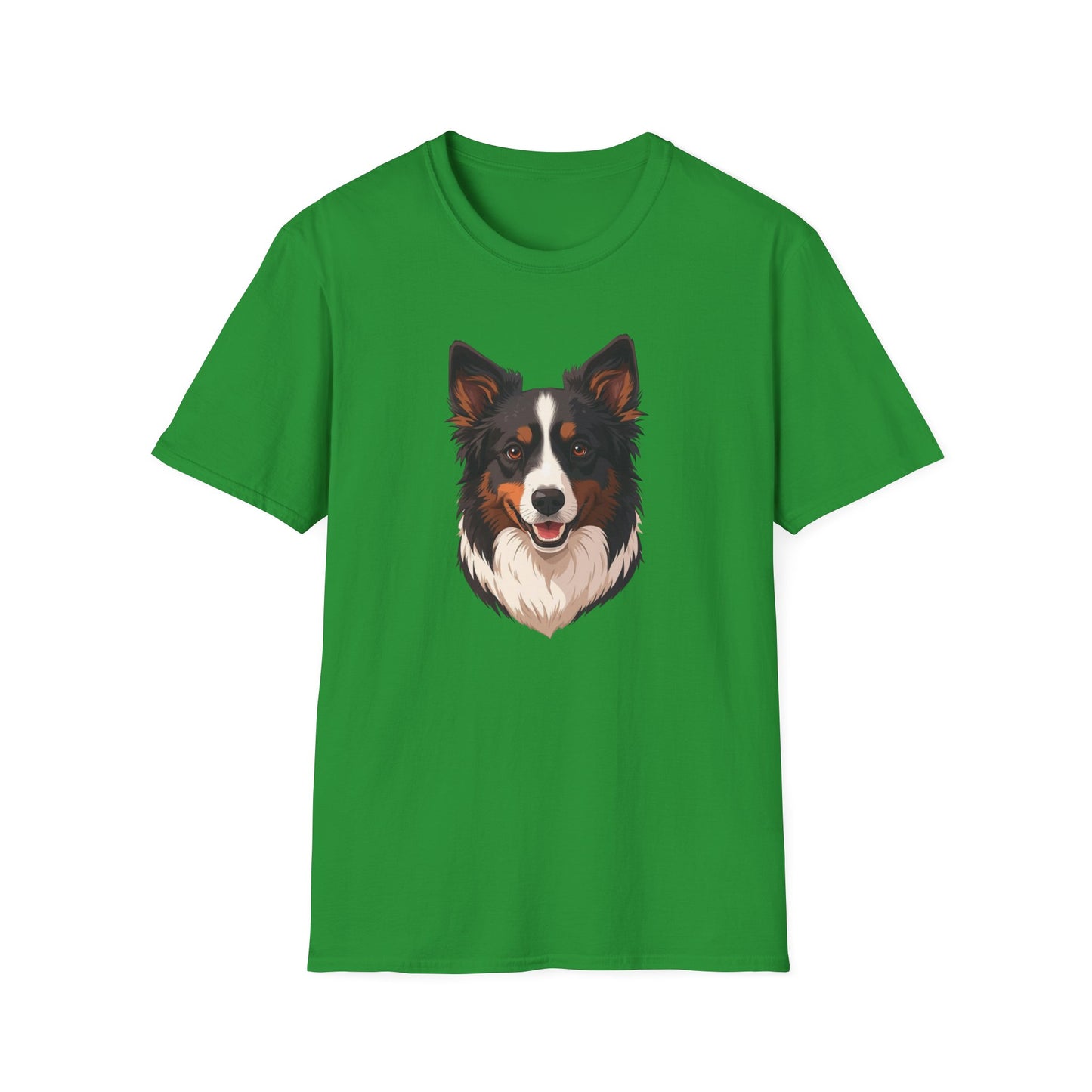 Border Collie Dog Portrait Shirt – Border Collie Dog Lover Gift, Cute Dog Mom Tee, Dog Dad Shirt, Pet Breed Apparel