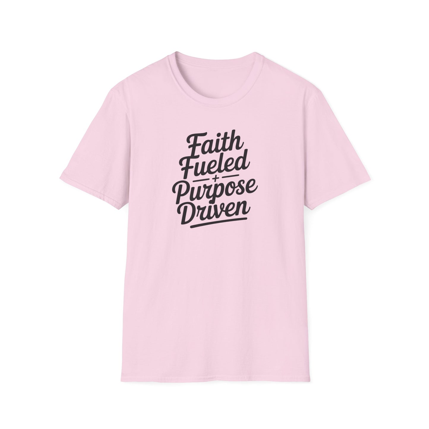 Faith Fueled Purpose Driven T-Shirt – Inspirational Christian Shirt, Motivational Faith Tee for Women & Men