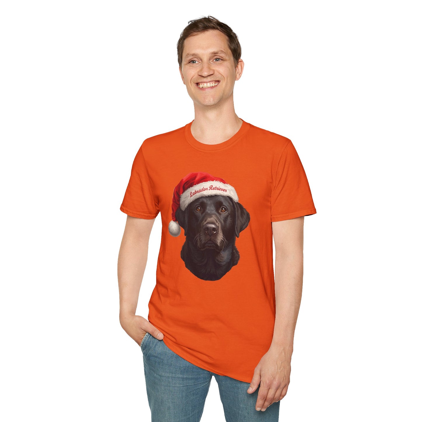 Labrador Retriever Dog Portrait Shirt – Black Lab Dog Lover Gift, Cute Dog Mom Tee, Dog Dad Shirt, Pet Breed Apparel