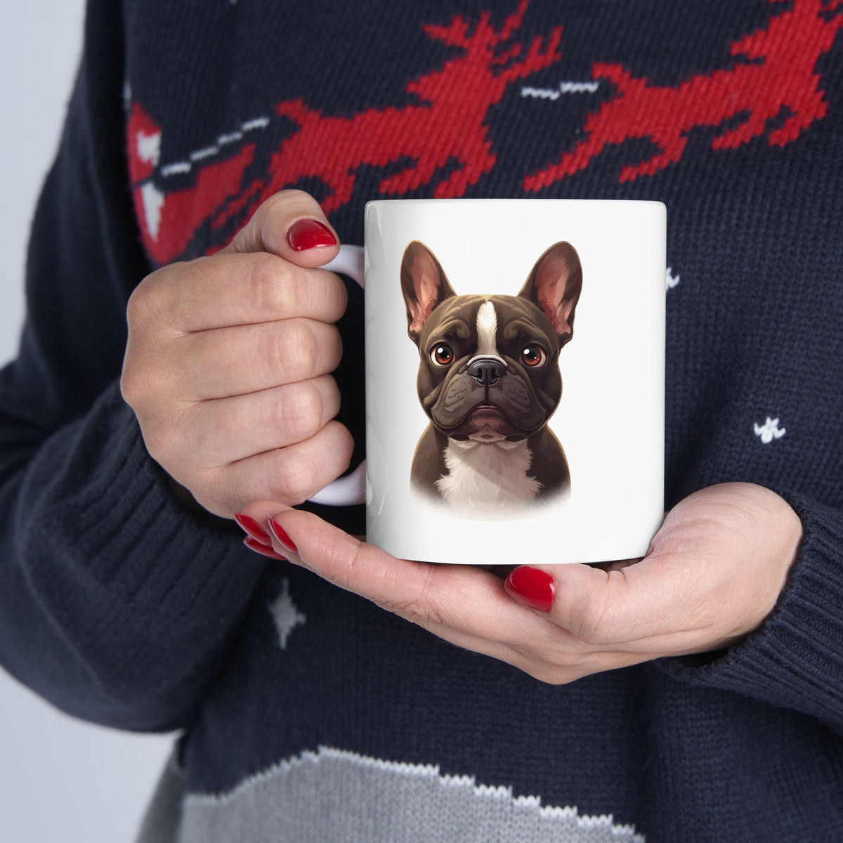 Frenchie Mug, French Bulldog Coffee Mug, Dog Lover Mug, Pet Parent Gift, Frenchie Mom Dad Cup 11oz or 15oz, Dog Lover Gift