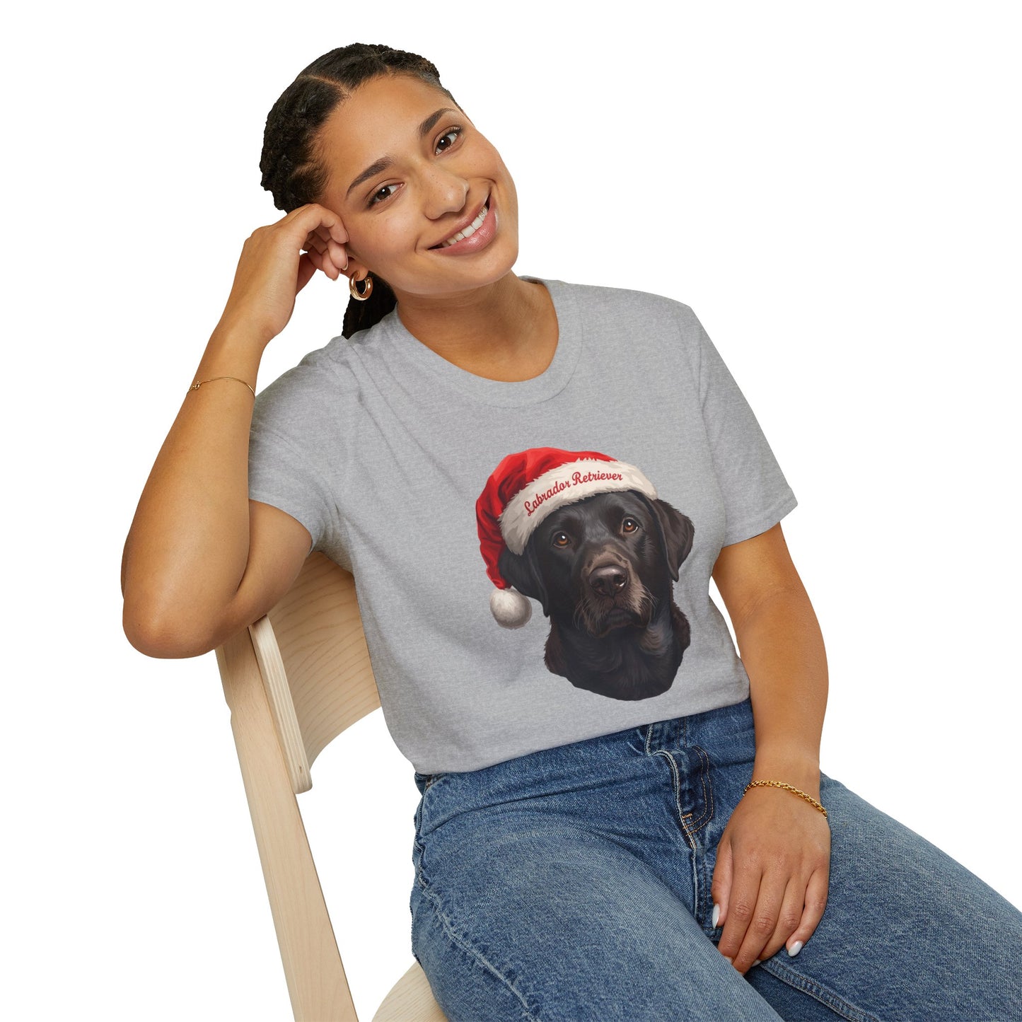 Labrador Retriever Dog Portrait Shirt – Black Lab Dog Lover Gift, Cute Dog Mom Tee, Dog Dad Shirt, Pet Breed Apparel