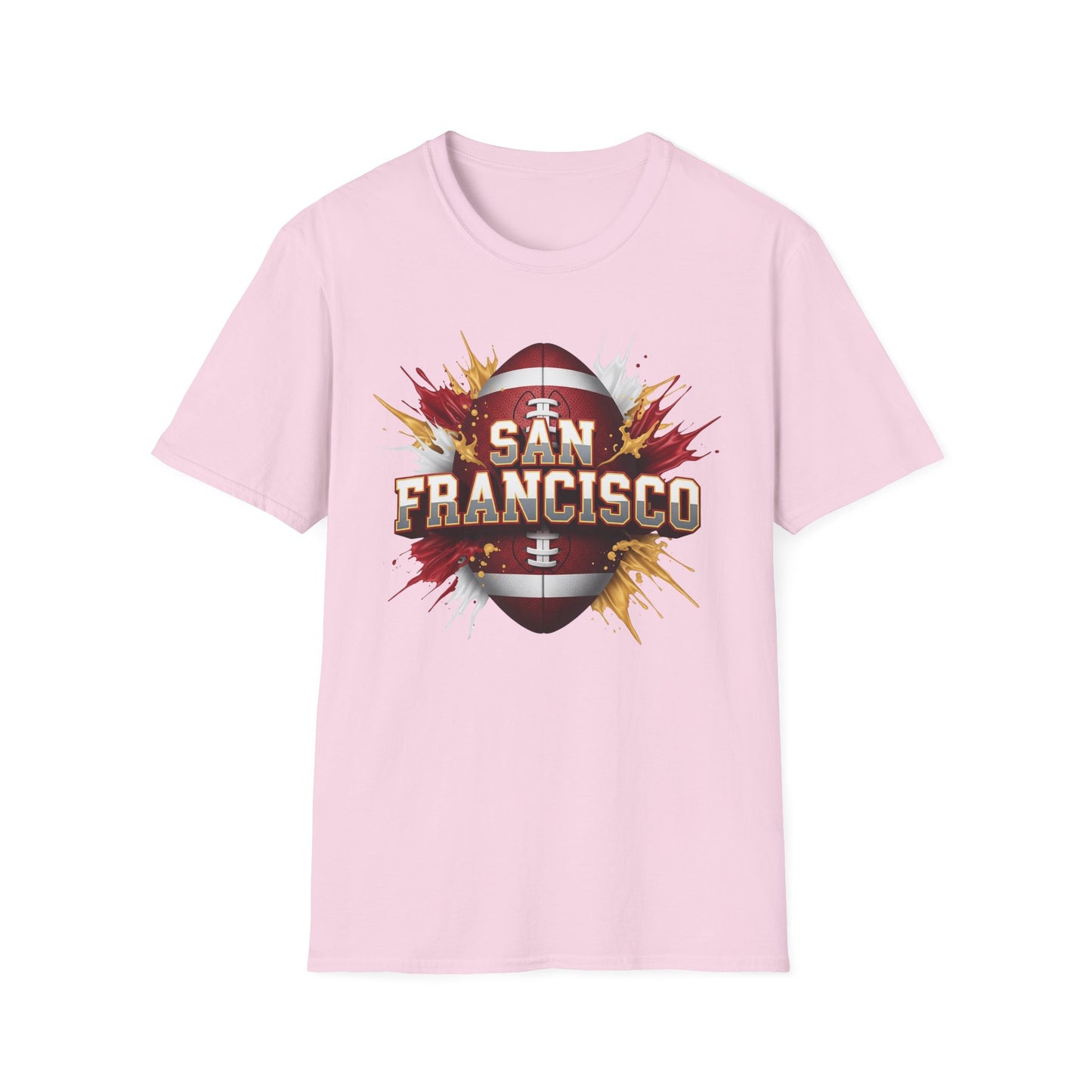 San Francisco Football Unisex T-Shirt, San Francisco Team Tee, Football Gift for San Francisco Fans, Game Day Shirt, Sports Fan Apparel