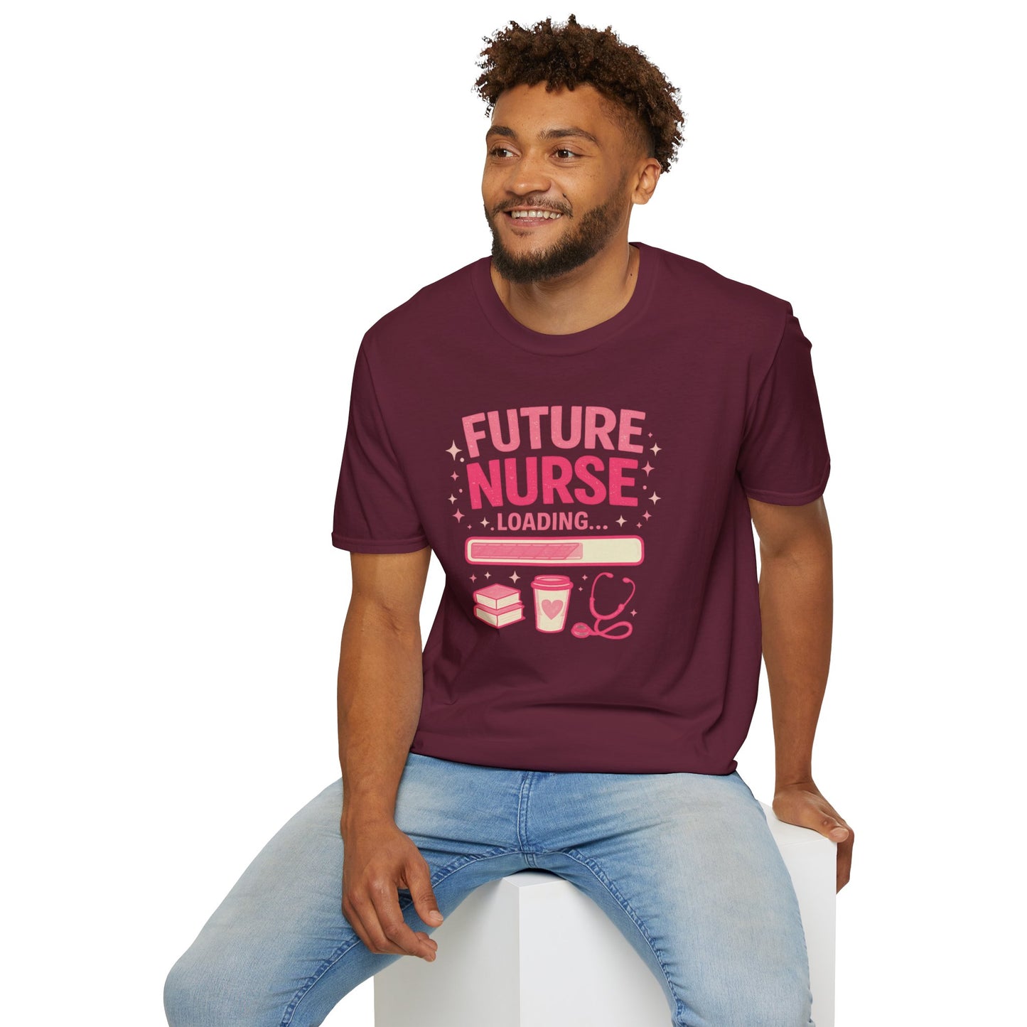 Future Nurse Loading Shirt – Funny Nursing Student T-Shirt, RN School Gift, Nursing School Graduation Tee, Nurse Student Gift Idea