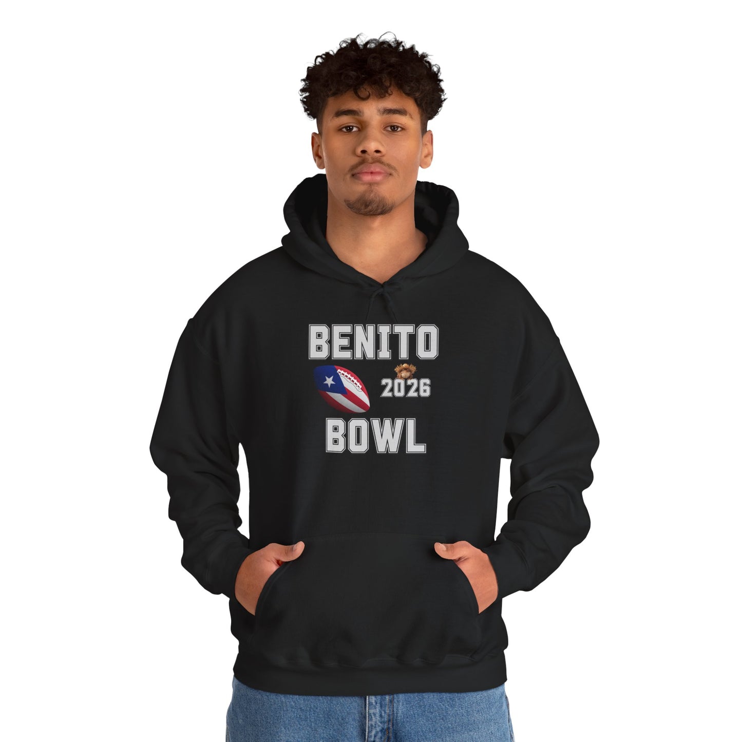 Benito Bowl Halftime Shirt 2026 Hoodie, Benito Bowl Hooded Sweatshirt, Football Fan Gift, Puerto Rico Heritage Hoodie, Boriqua Pride Gift